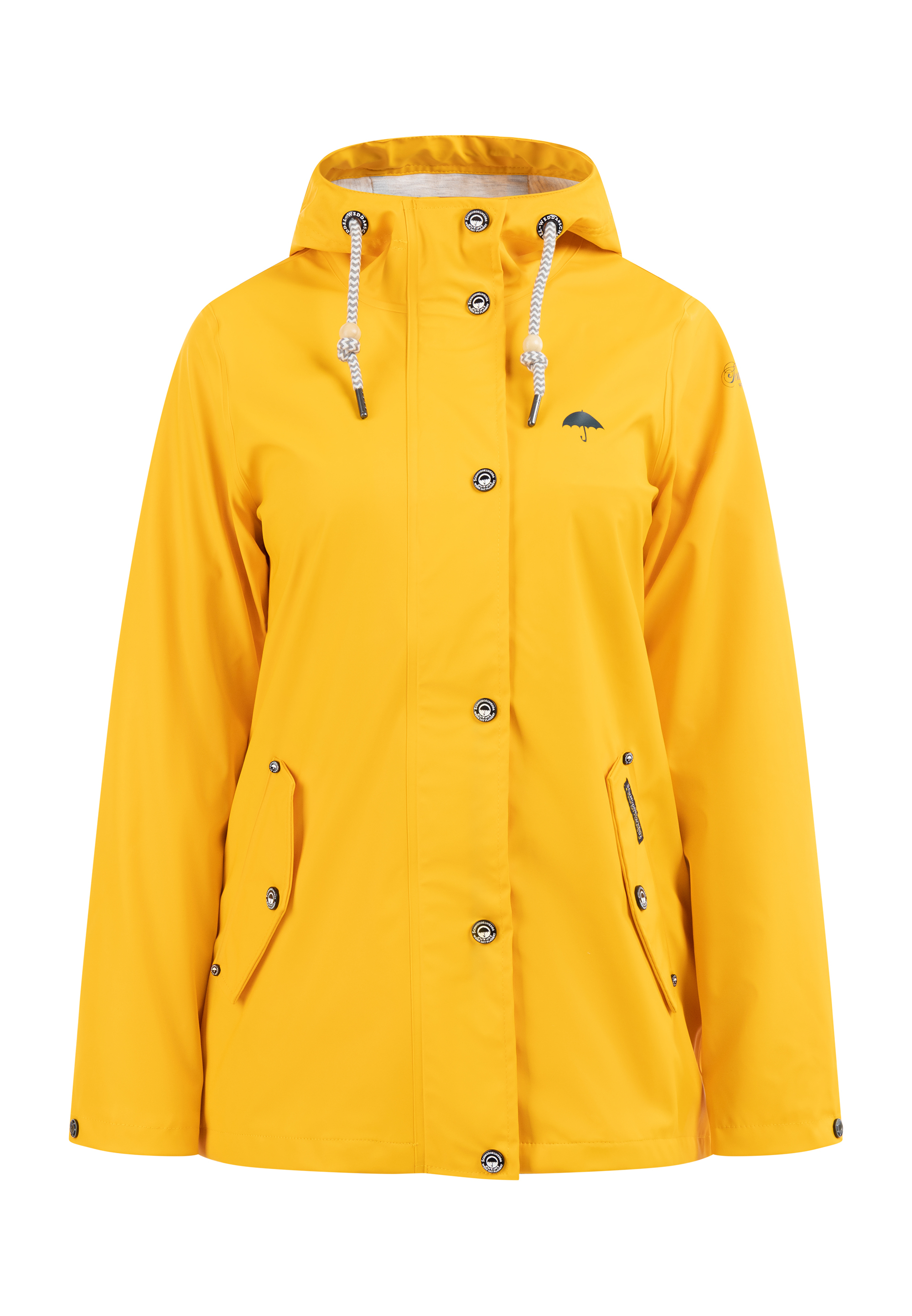 Thumbnail - Schmuddelwedda Regenjacke Damen Sonnengelb-271