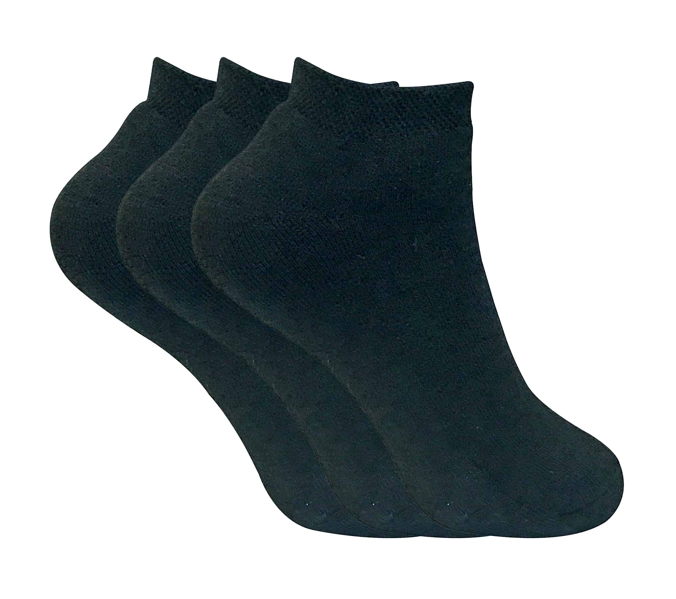 Thumbnail - 3 Paar Damen gepolstert farbigen Low Cut Ankle Thermal Trainer Socken