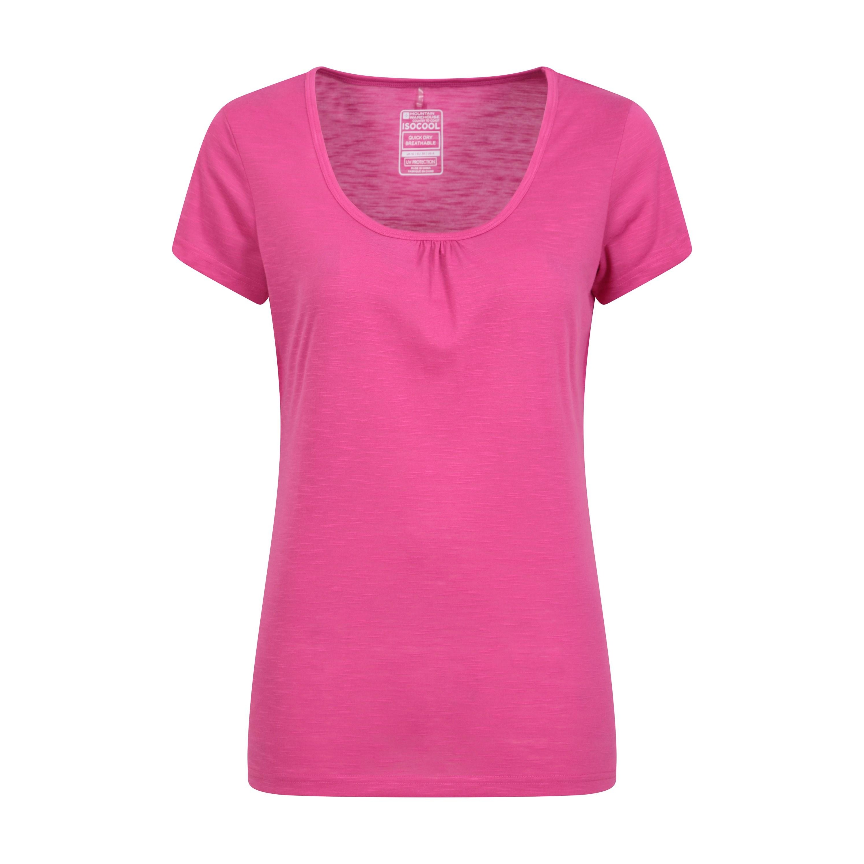 Thumbnail - Mountain Warehouse - "Agra" T-Shirt Schnelltrockend für Damen (Leuchtend Rosa)