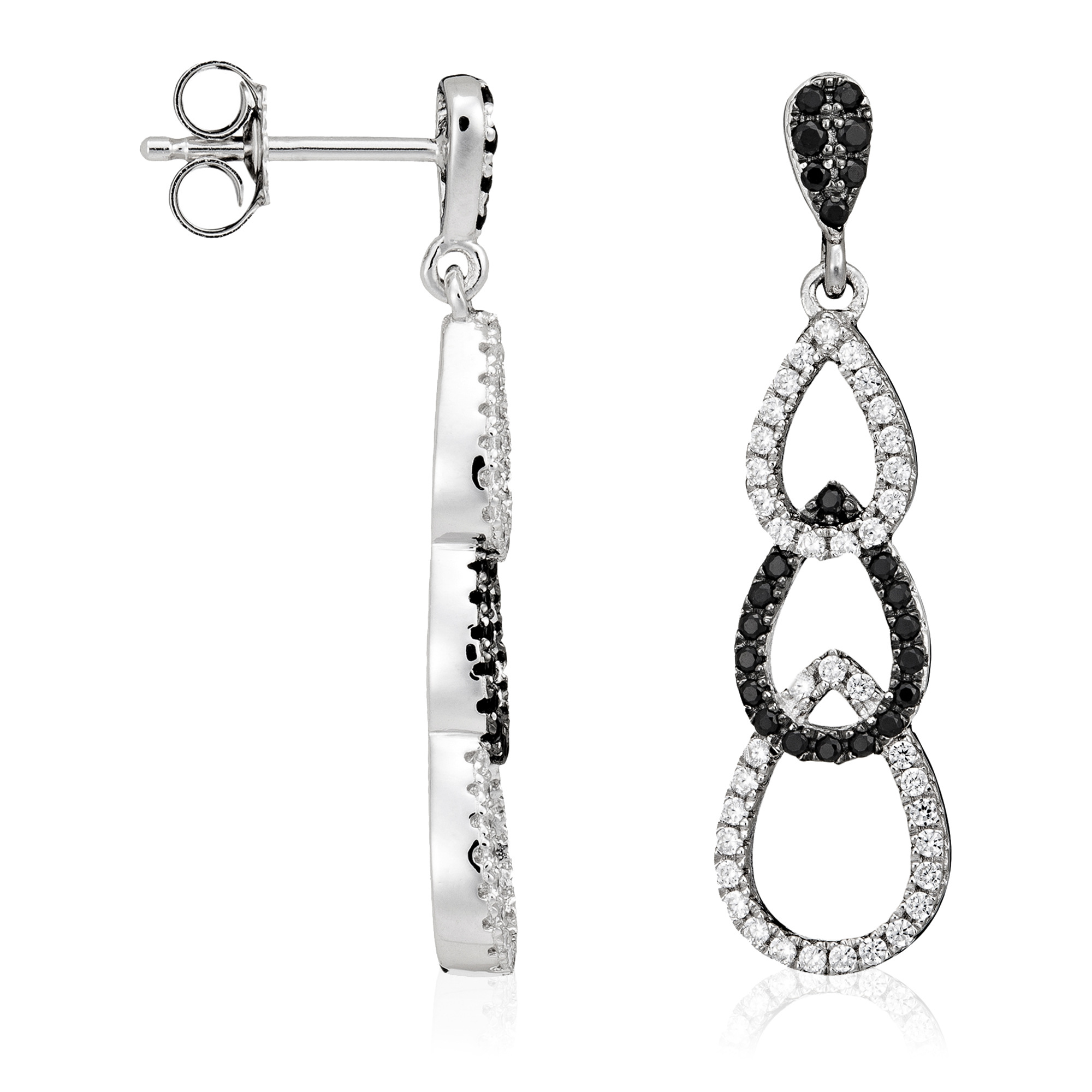 Thumbnail - Orphelia Damen-Ohrhänger aus 925er Sterlingsilber – Silber ZO-5230