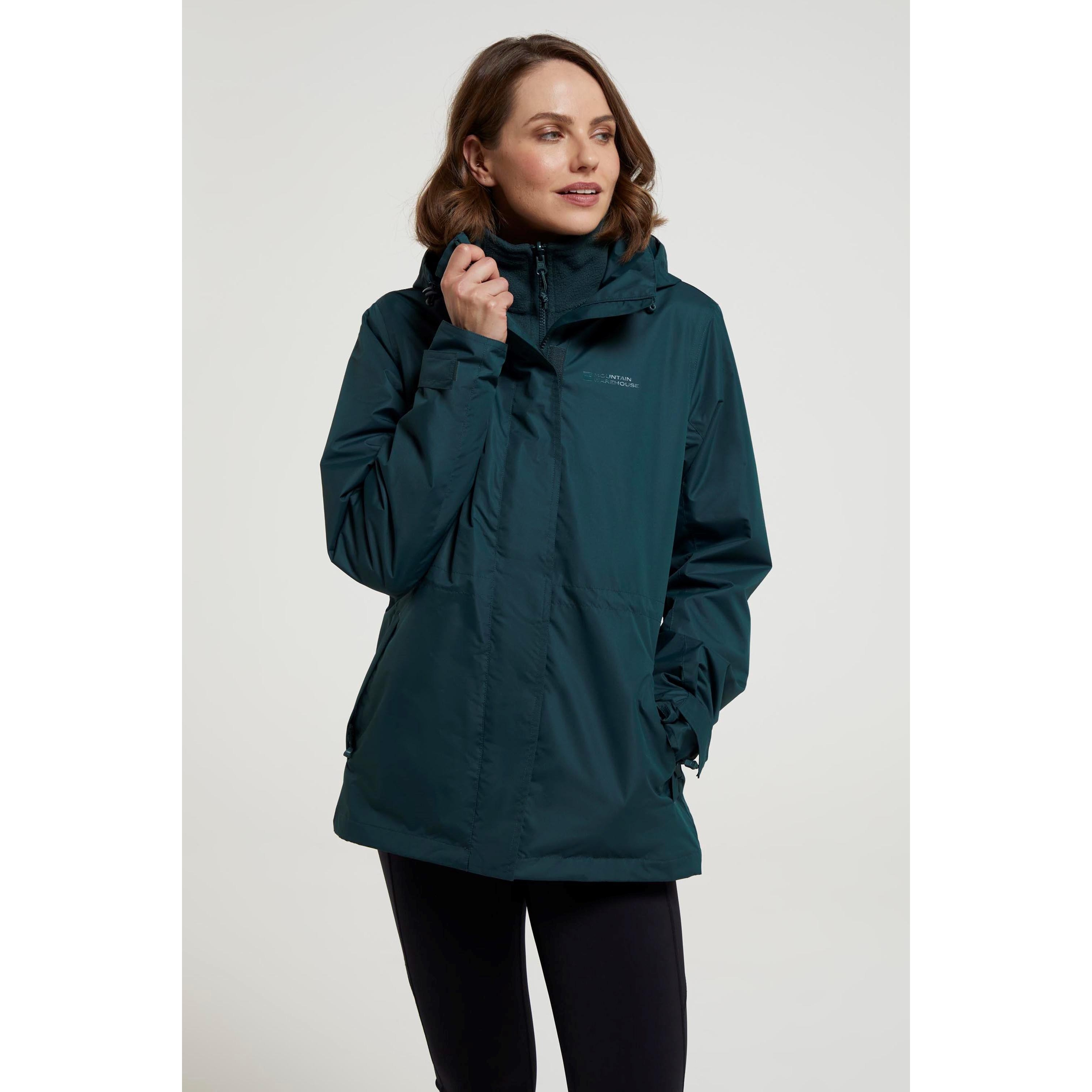 Thumbnail - Mountain Warehouse - "Fell II" Jacke 3 in 1 für Damen (Dunkelgrün)