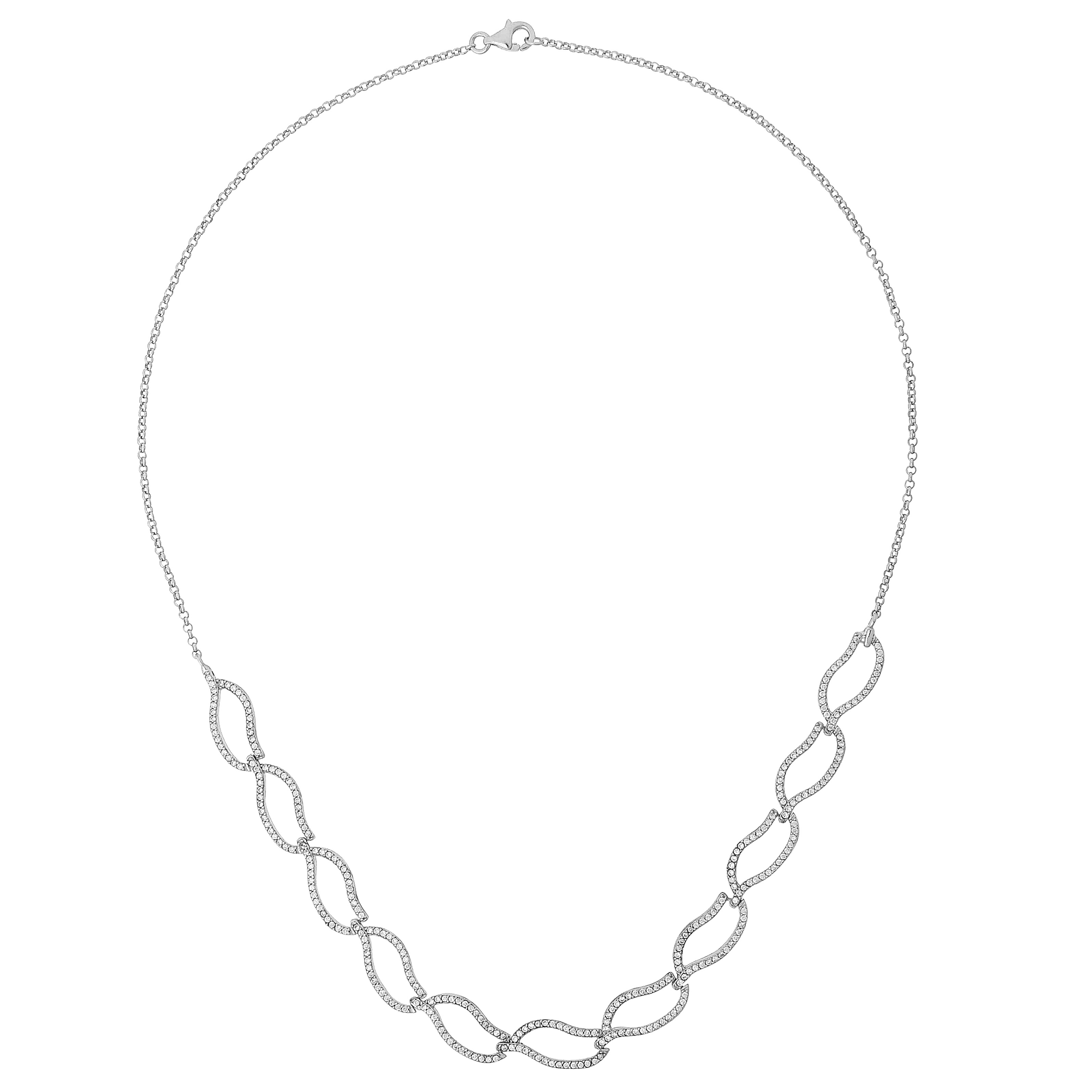 Orphelia Halskette für Damen, Sterling-Silber 925, Silber ZK-2795