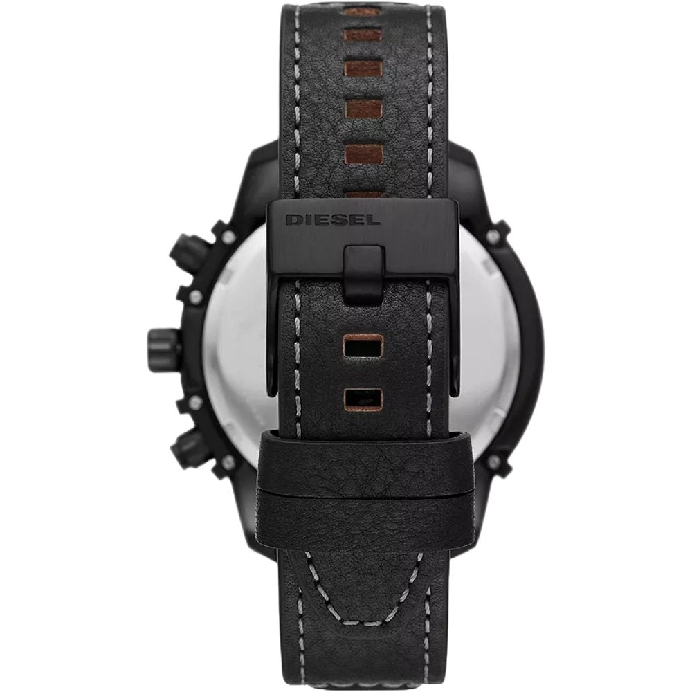 Diesel DZ4576 Griffed Chronograph-klocka i svart läder herr – bild 2