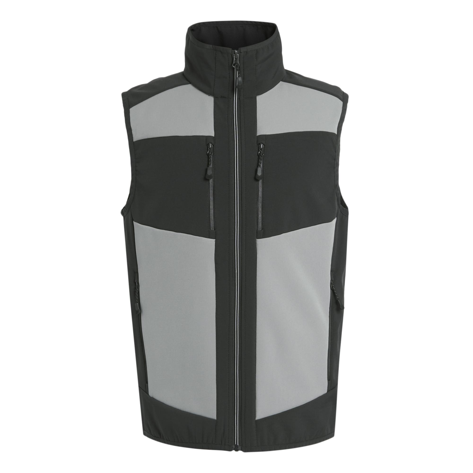 Regatta Heren E-Volve Colour Block Softshell Bodywarmer (Mineraalgrijs/antraciet)