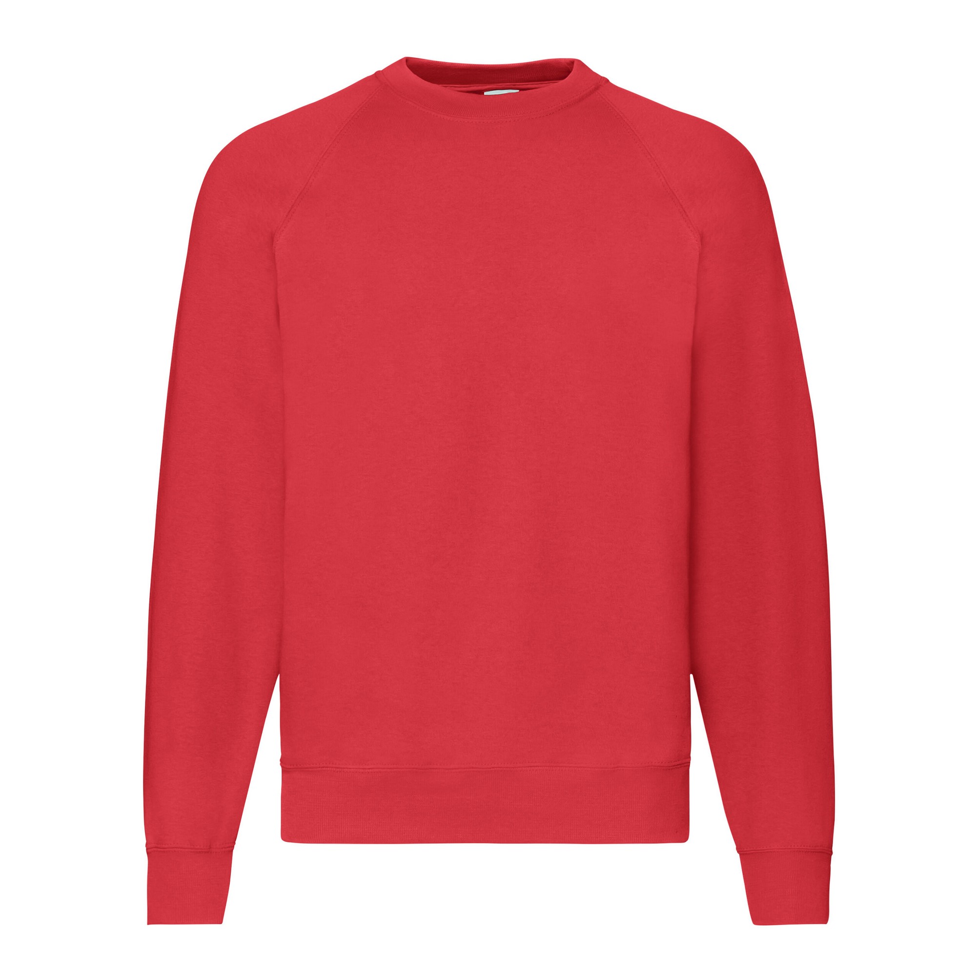 Thumbnail - Fruit of the Loom - "Classic" Sweatshirt für Herren Raglanärmel (Rot)