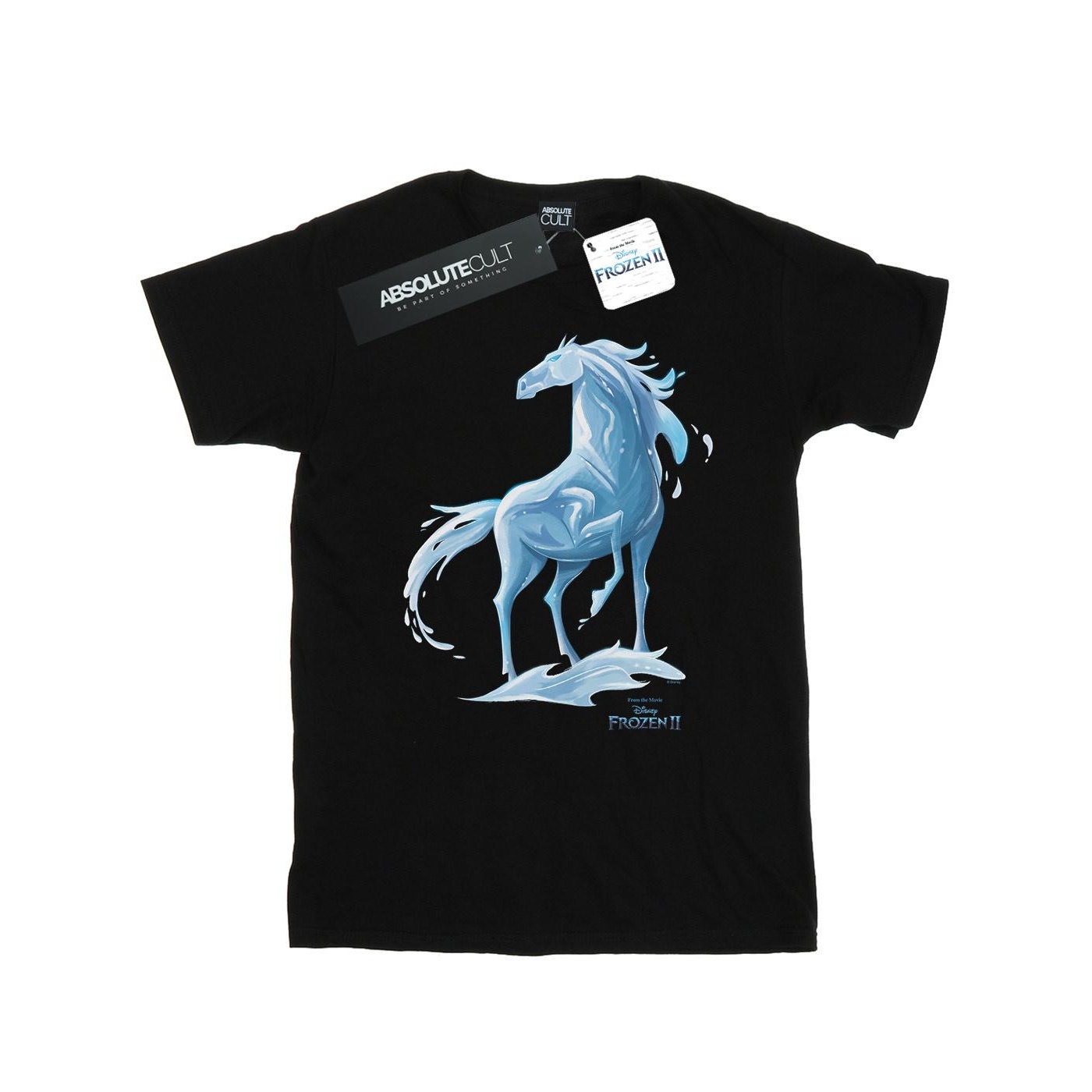 Disney - "Frozen 2 Nokk The Water Spirit" T-Shirt für Jungen (Schwarz)