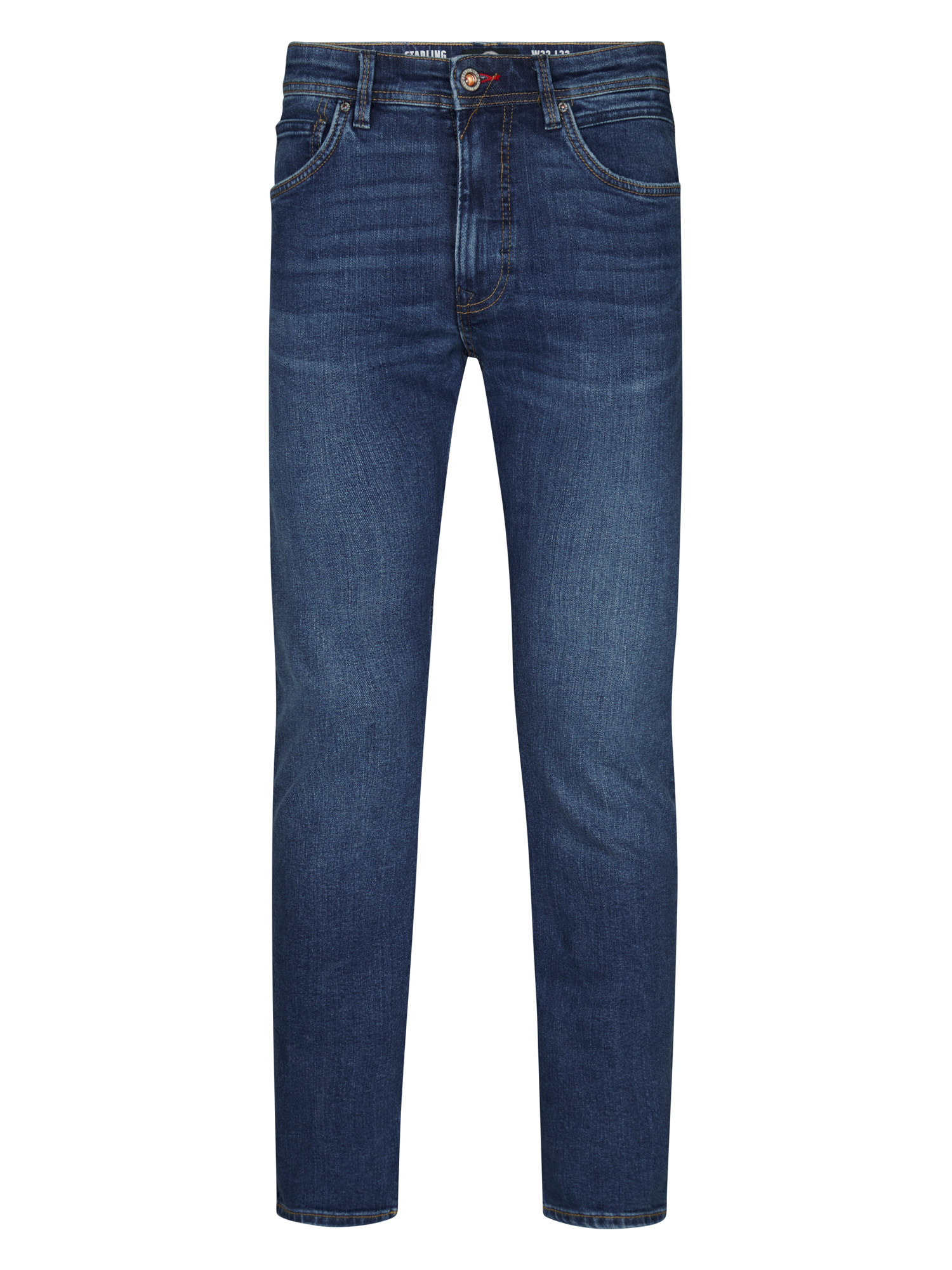 Thumbnail - Petrol Industries - Straight Fit Jeans Starling Herren - Blau