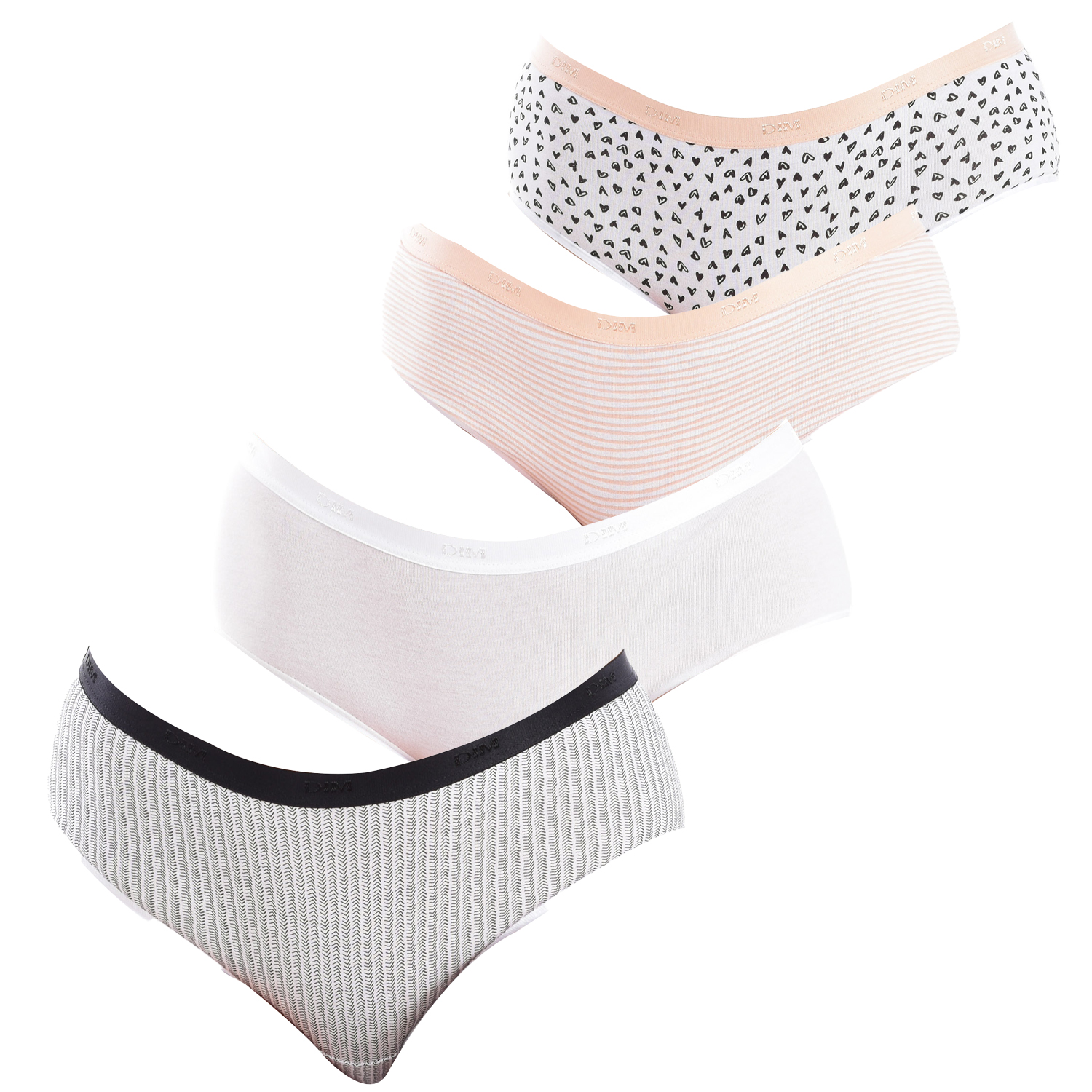 Thumbnail - Pack-4 Lot New York Culottes mit Innenfutter D4C202 Damen