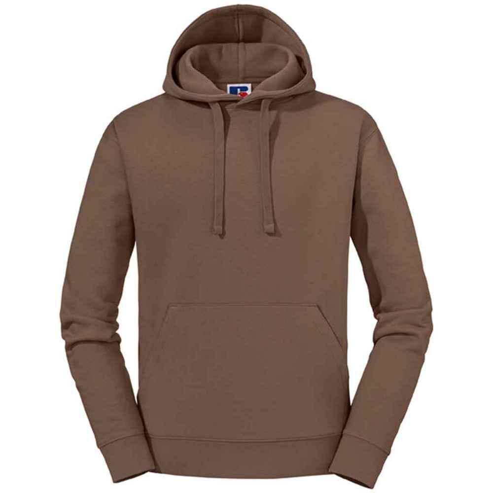 Russell Men's Brown Authentic Hoodie In | Size: Xs - Image 2
