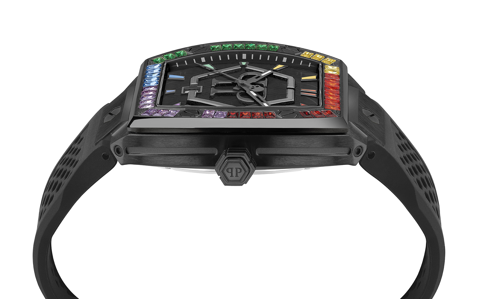 Philipp Plein The Hexagon Phantom Herrklocka Svart PWPUA0324 – bild 2