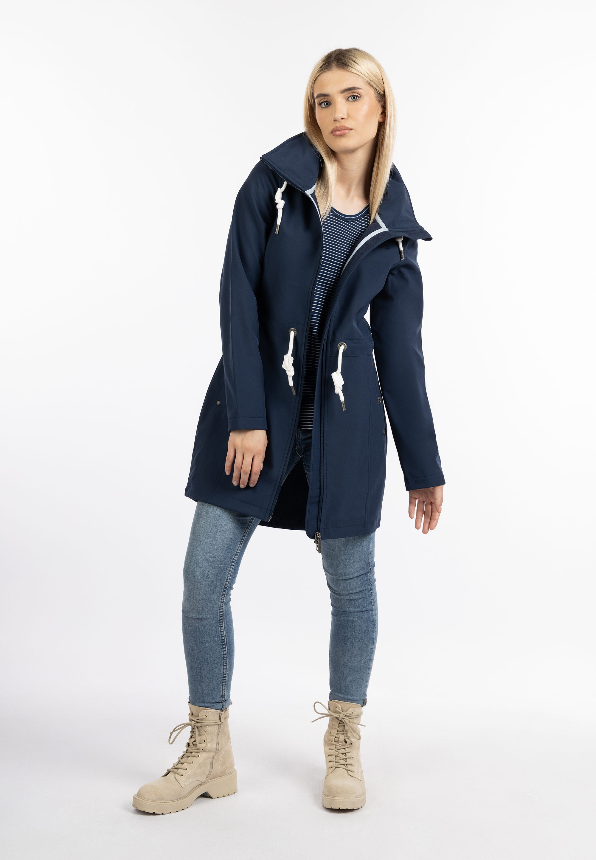ICEBOUND softshell jas Dames marine