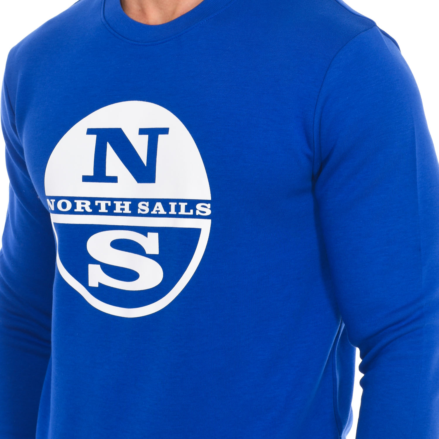 North Sails Långärmad sweatshirt med rund halsringning 9024130 herr – bild 2