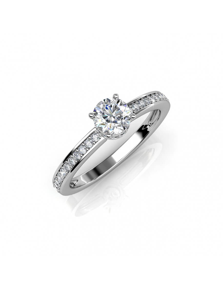 Thumbnail - Elise Ring - Silber und Kristall