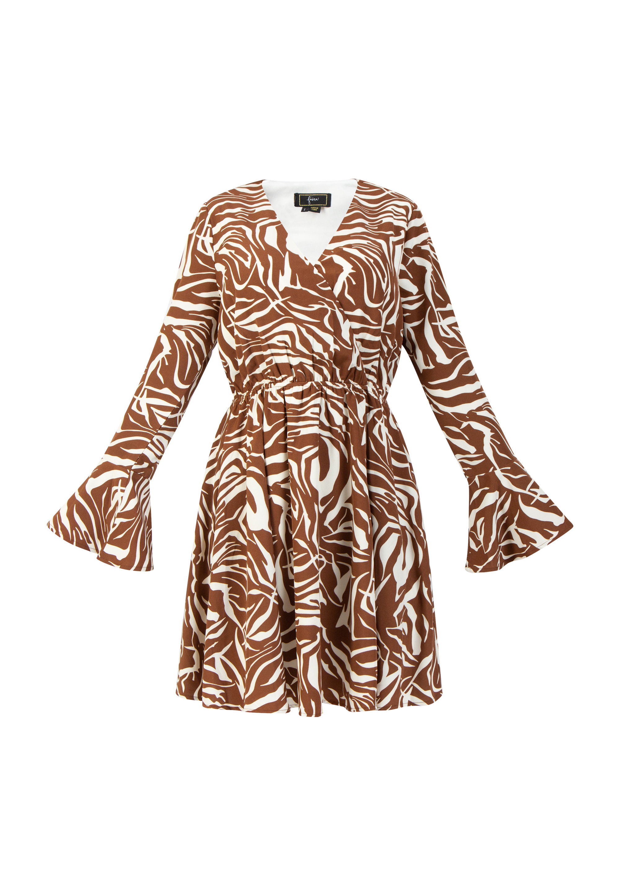 faina jurk - zebraprint sookie