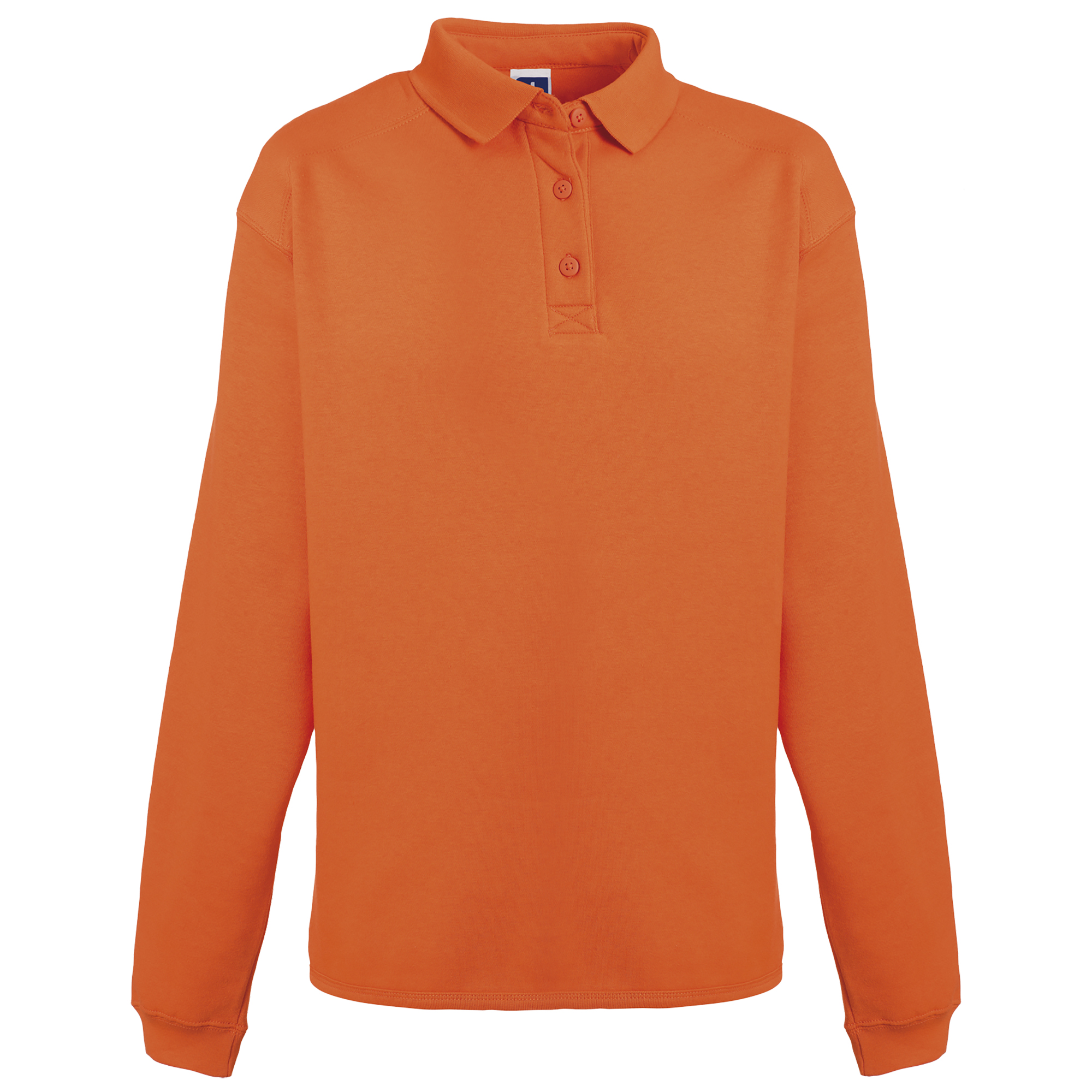Thumbnail - Russell Europe Herren Heavy Duty Kragen Sweatshirt (Orange)