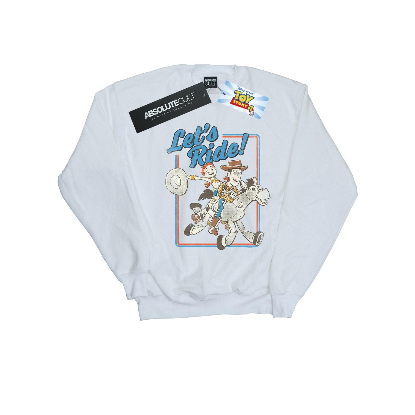 Thumbnail - Disney - "Toy Story 4 Let's Ride" Sweatshirt für Herren (Weiß)