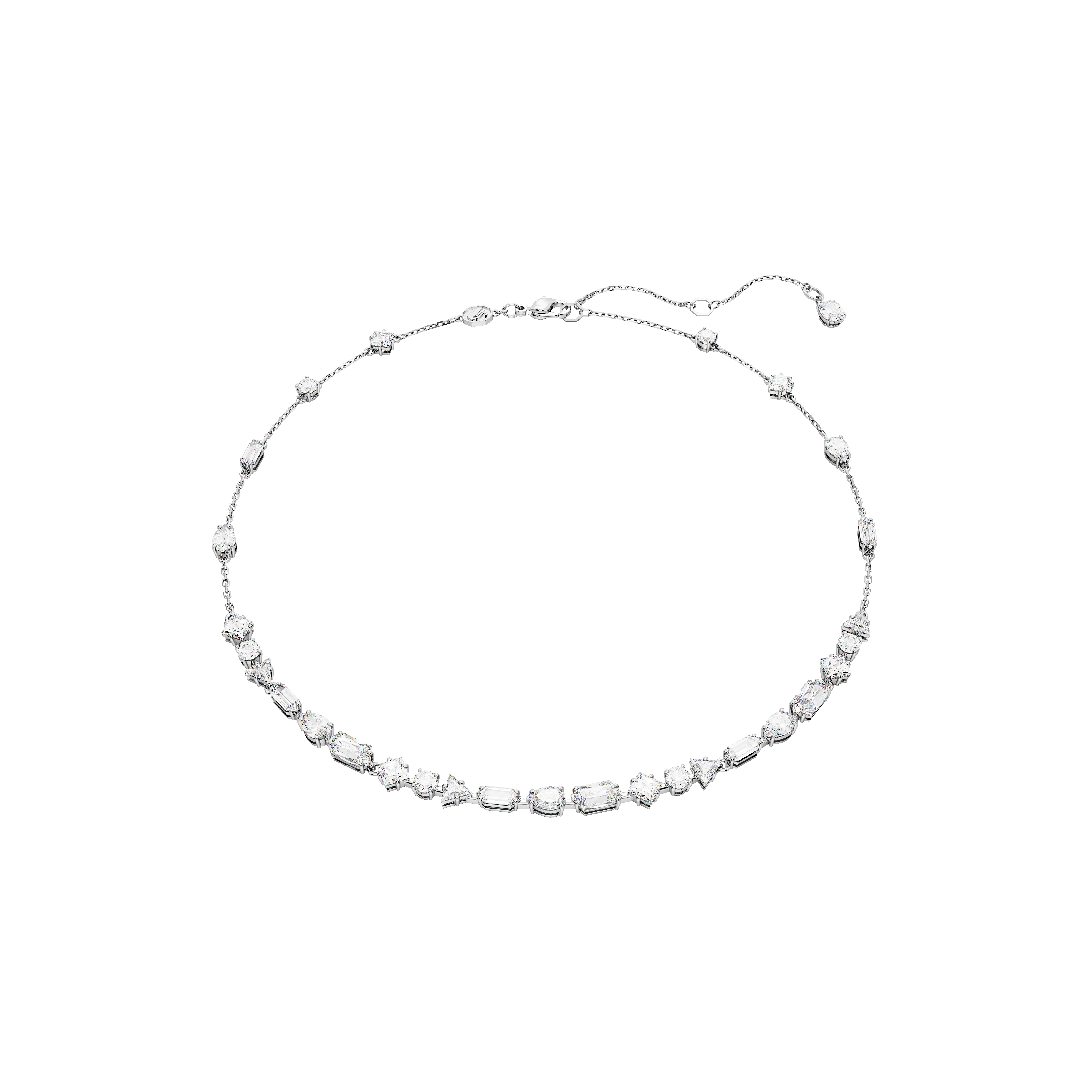 Swarovski ‘Mesmera’ WoMens Base Metal Necklace – Silver 5676989 Metal (archived) – One Size