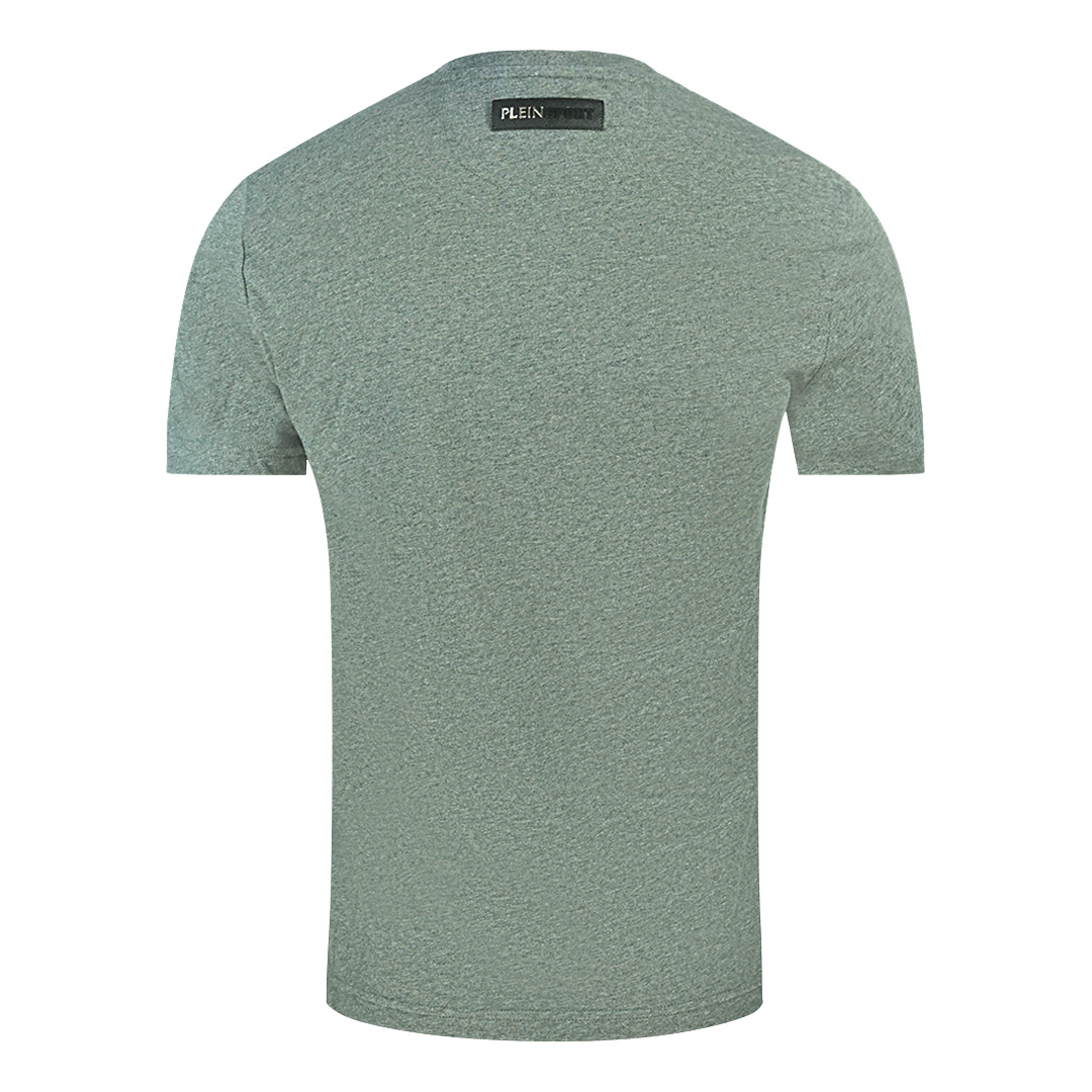 Plein Sport Tiger Sidologo Grå T-Shirt herr – bild 2