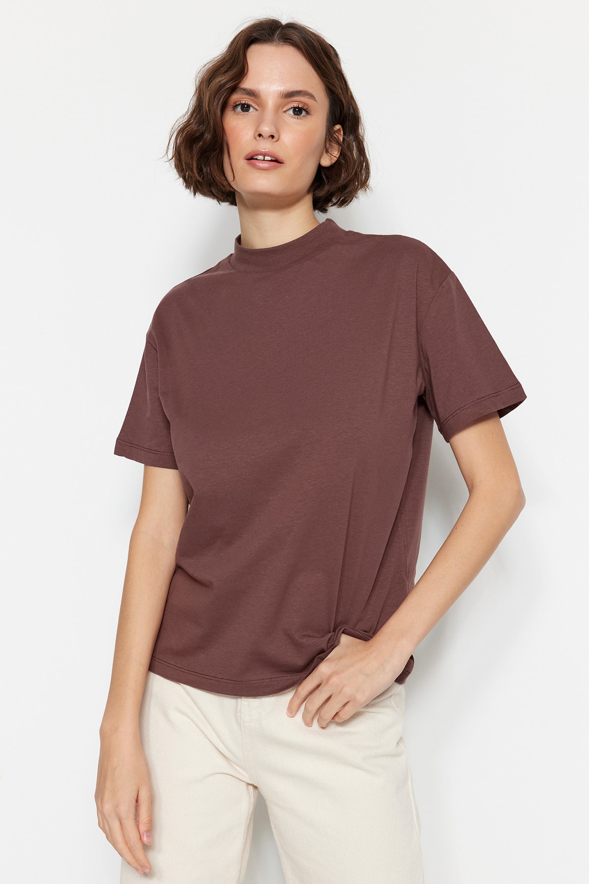 Trendyol Dam Rakt T-shirt – bild 2
