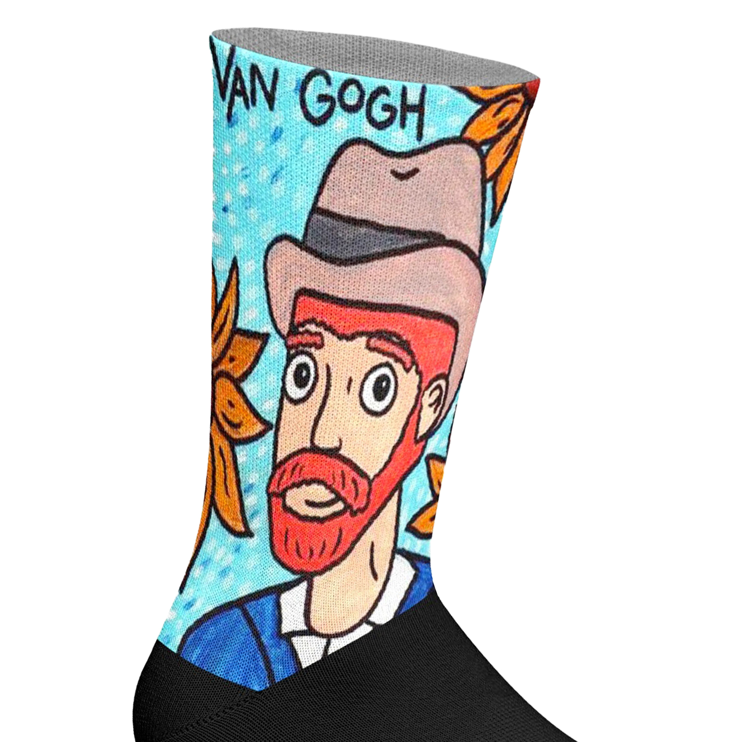 Jenes Socks Unisex Elastiska tryckta långstrumpor herr – bild 2