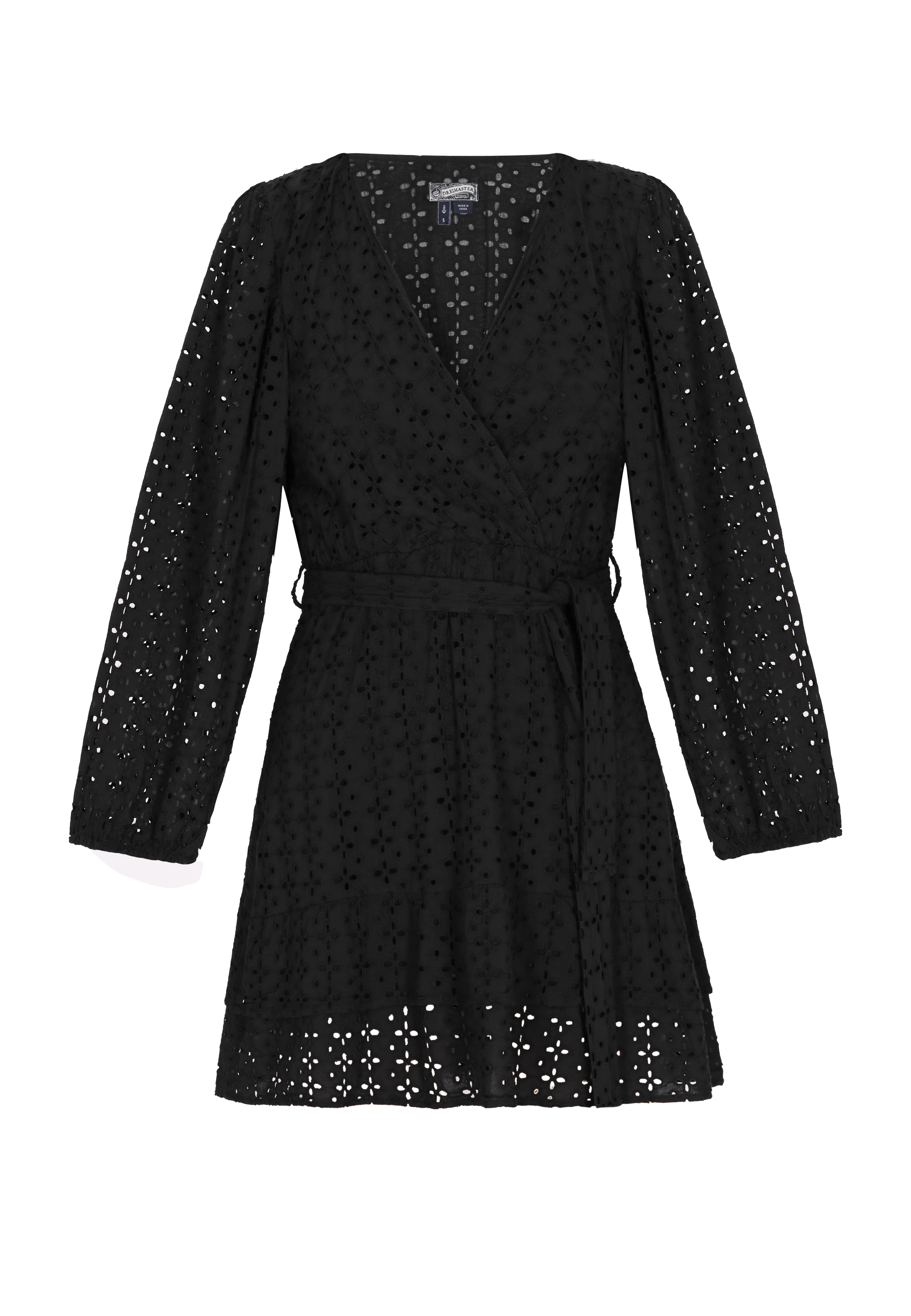 Dreimaster jurk Dames zwart