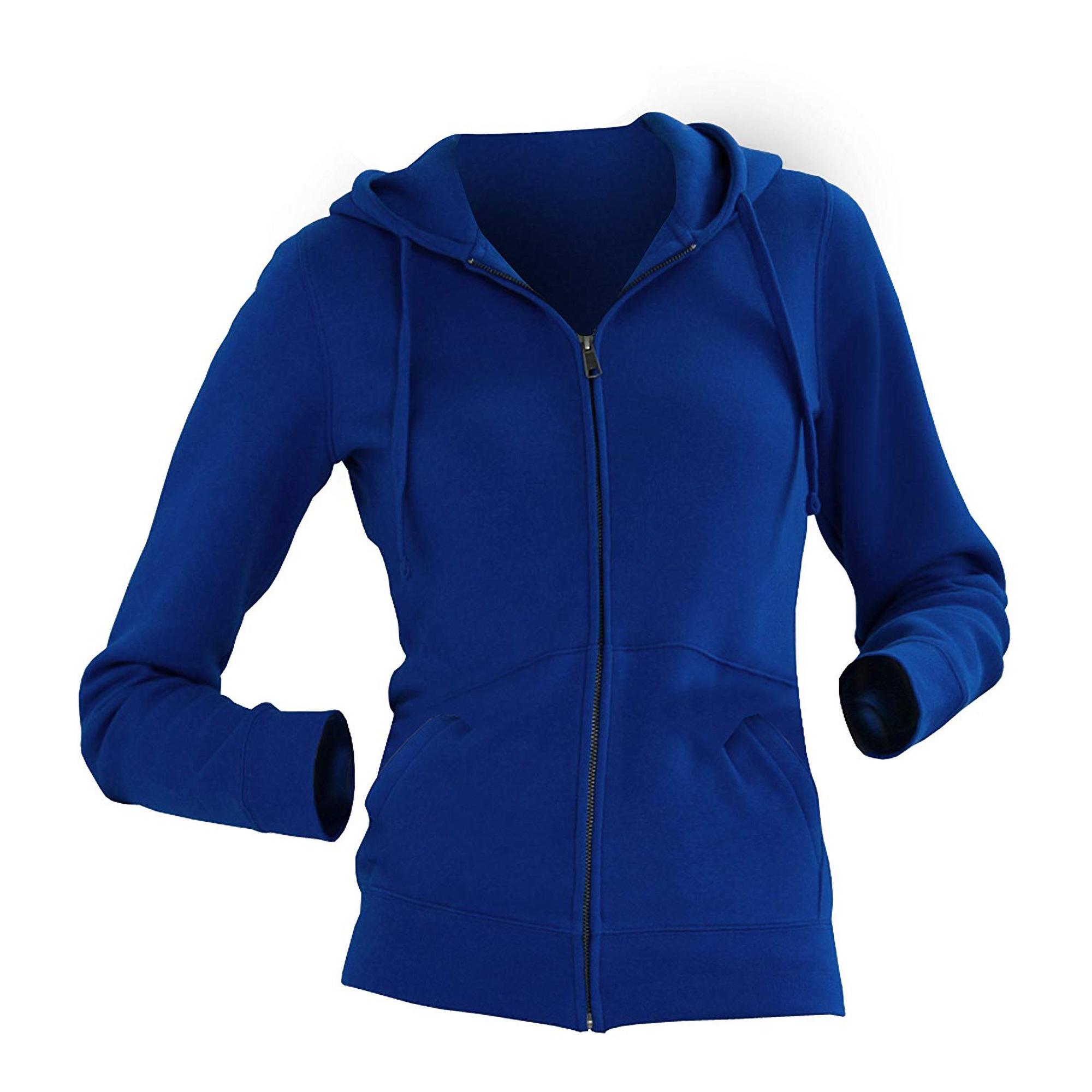 Russell Athletic Russell Ladies Premium Authentic Hoodie med dragkedja (3-lagers tyg) (Ljusa kungliga) dam – bild 2