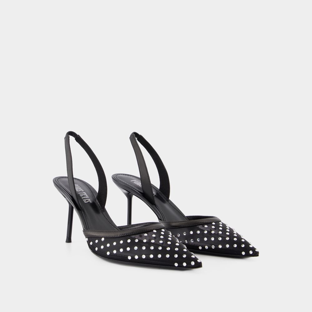 Thumbnail - Lidia Slingback 70 Pumps - Paris Texas - Synthetik - Schwarz