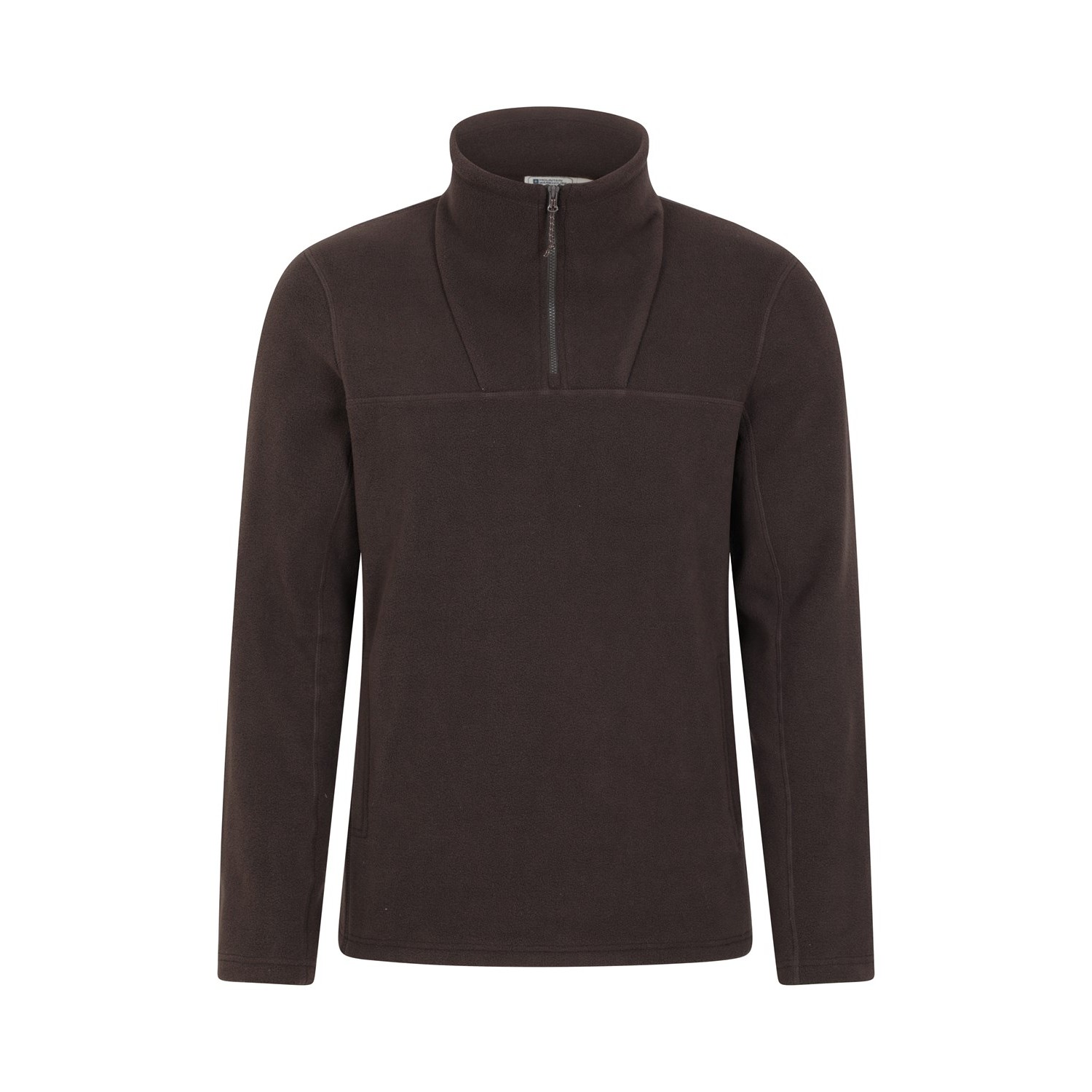 Thumbnail - Mountain Warehouse Herren Cedar Half Zip Fleece Top (Braun)