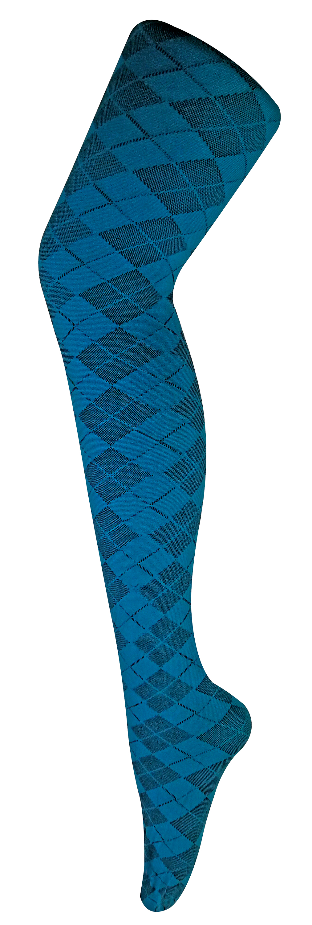 Thumbnail - Sock Snob - Farbige 80 Denier blickdichte Damenstrumpfhose - Argyle