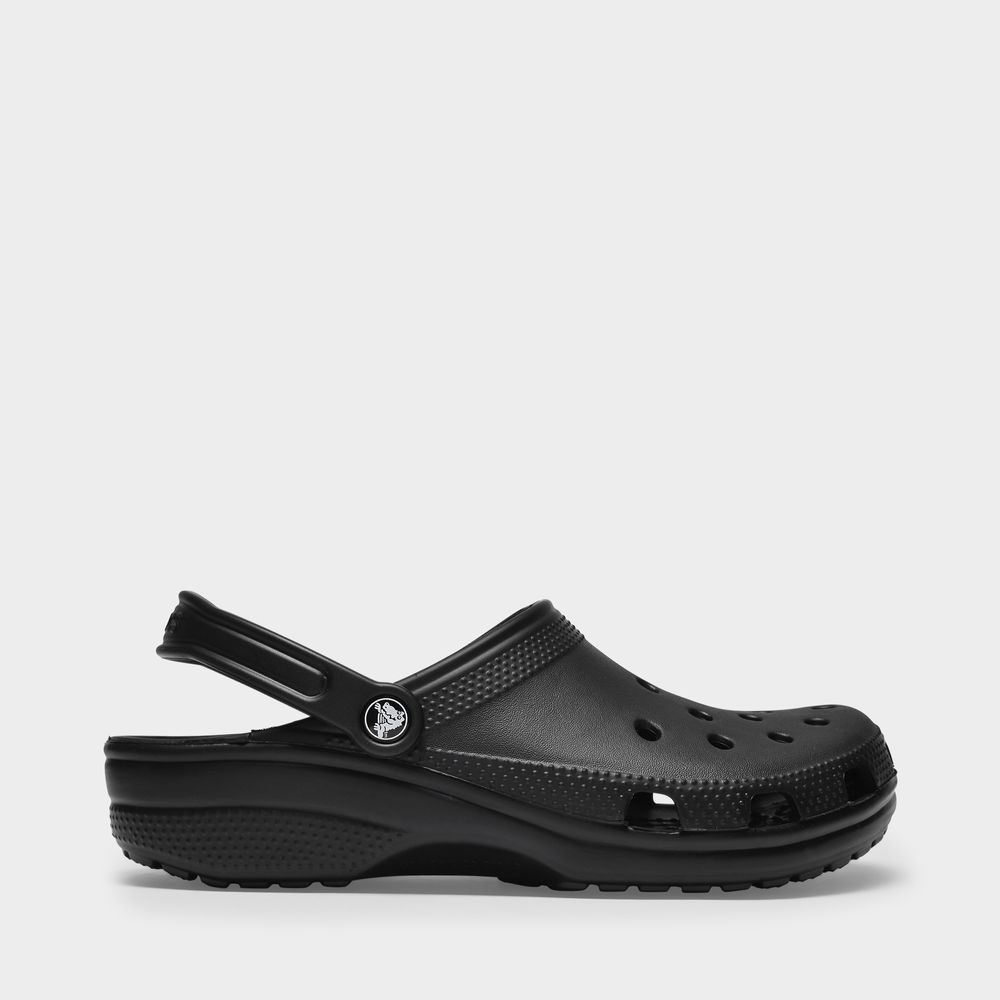 Thumbnail - Klassische Pantoletten - Crocs - Schwarz - Synthetik