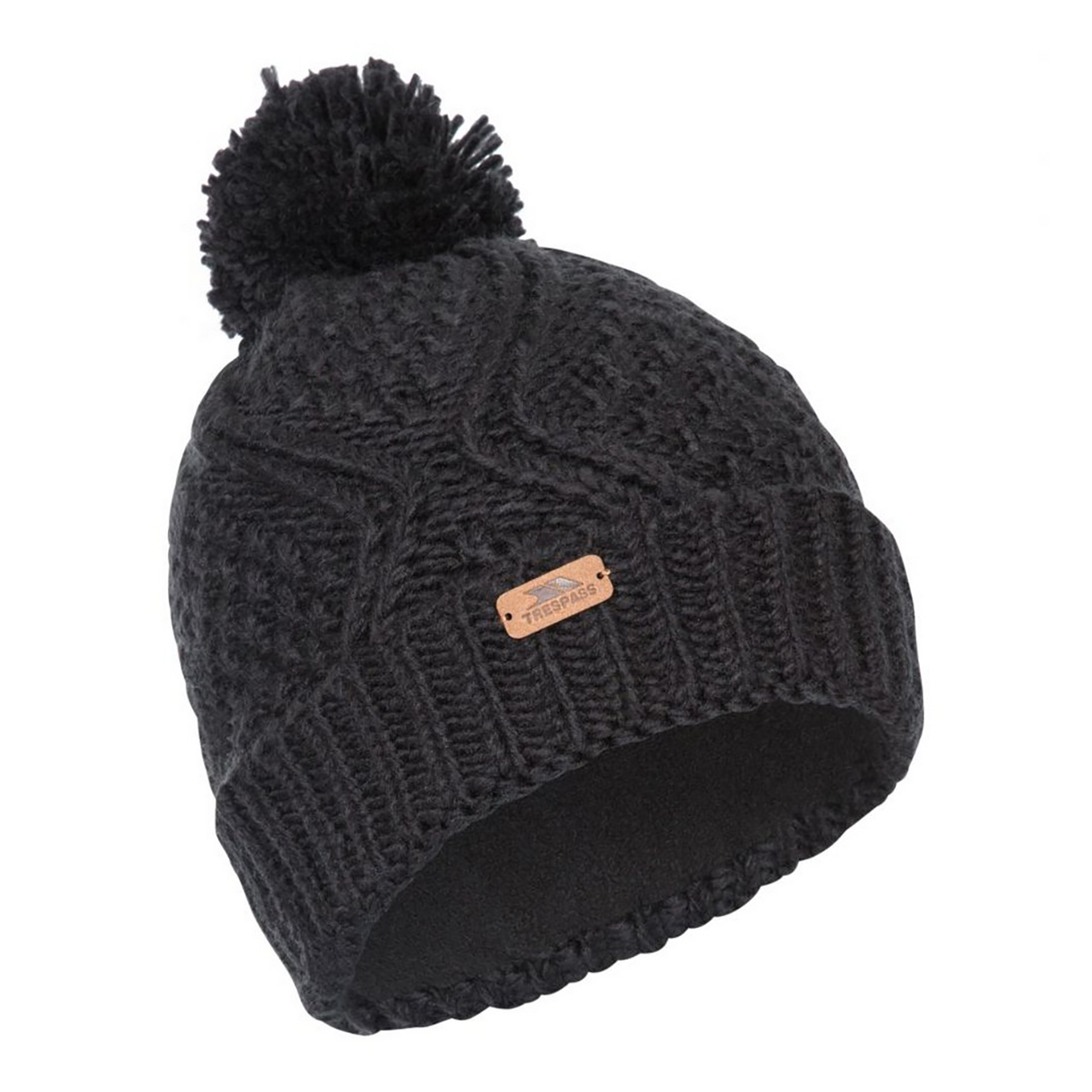 Trespass Womens/Ladies Zyra Knitted Beanie (Black) - One Size