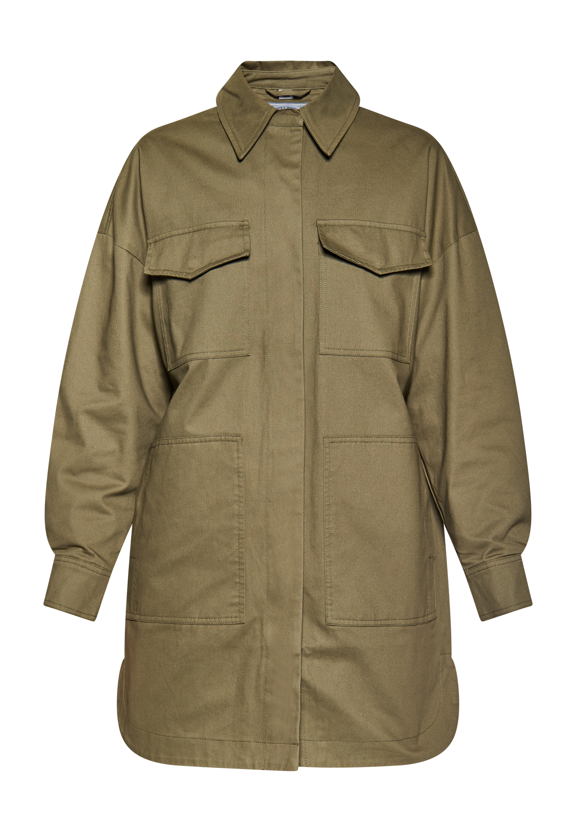 Dreimaster Jas Dames militaire olijf