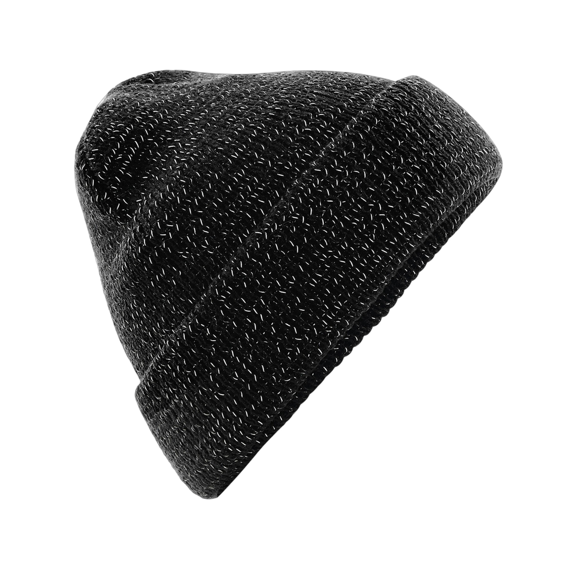 Thumbnail - Beechfield Unisex Adult Reflective Beanie (Schwarz)