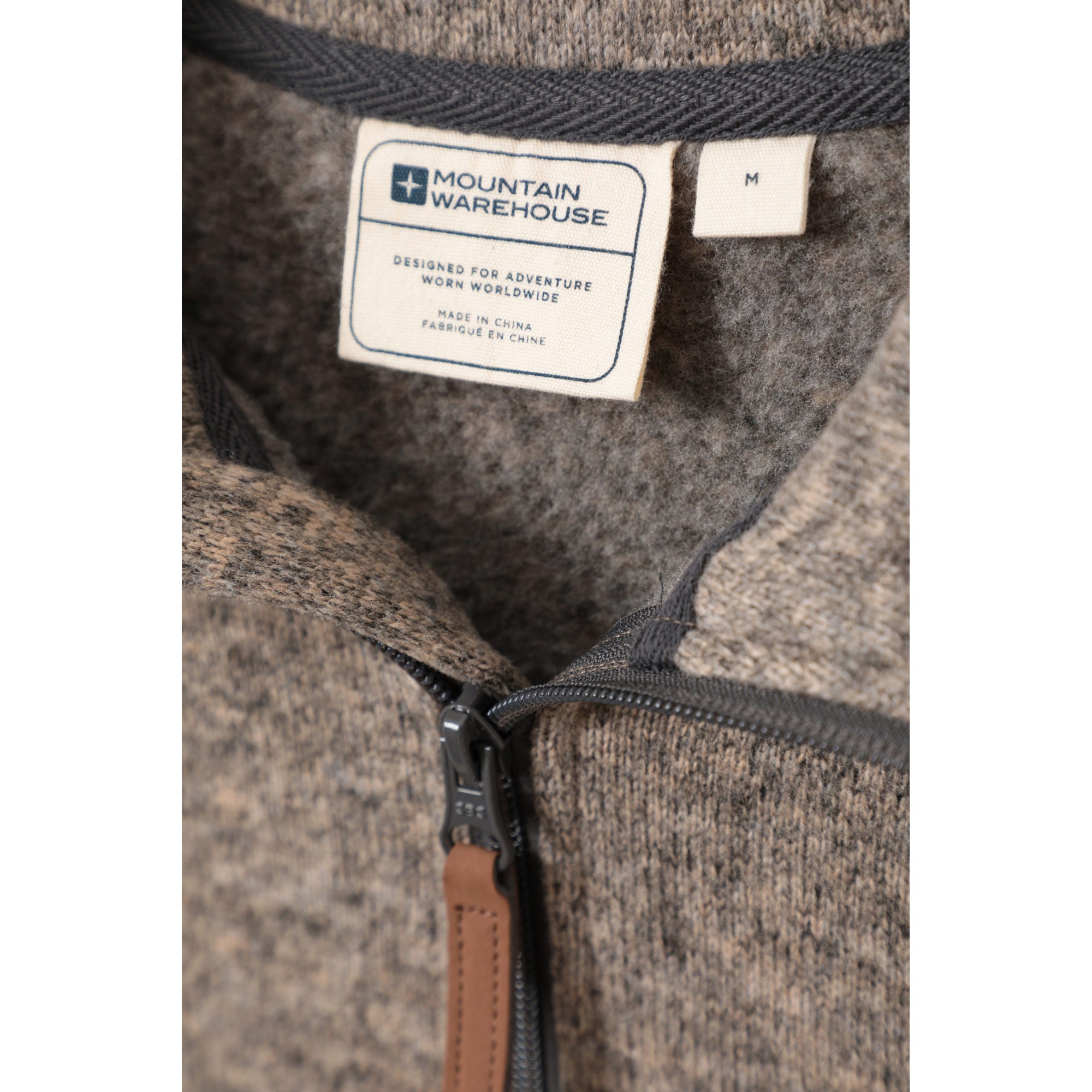 Mountain Warehou Mens Idris II Half Zip Fleece Top (Beige) tröjor herr – bild 2
