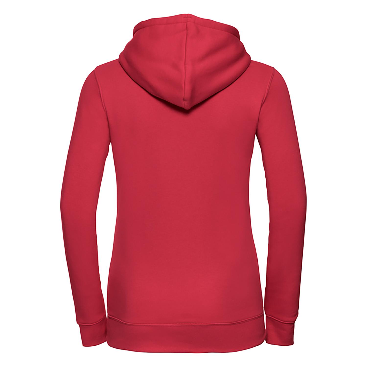 Russell Athletic Russell Womens Premium Authentic Hoodie (3-lagers tyg) (Klassiskt röd) dam – bild 2