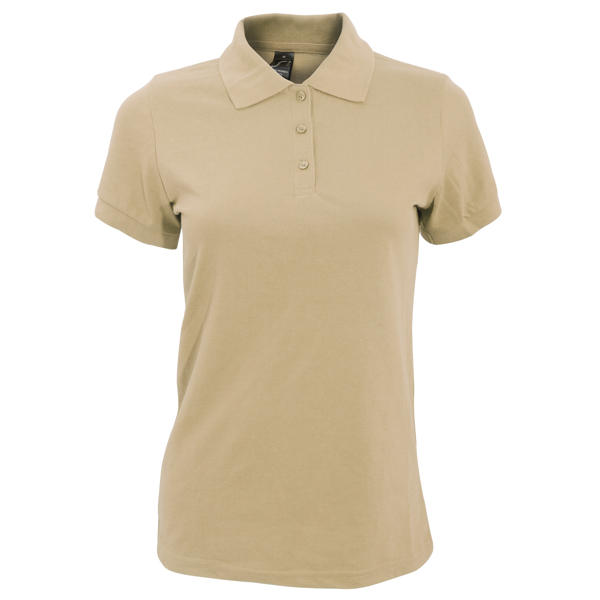 Thumbnail - SOLS - PRIME Kurzarm Polo-Shirt - Damen (Beige)