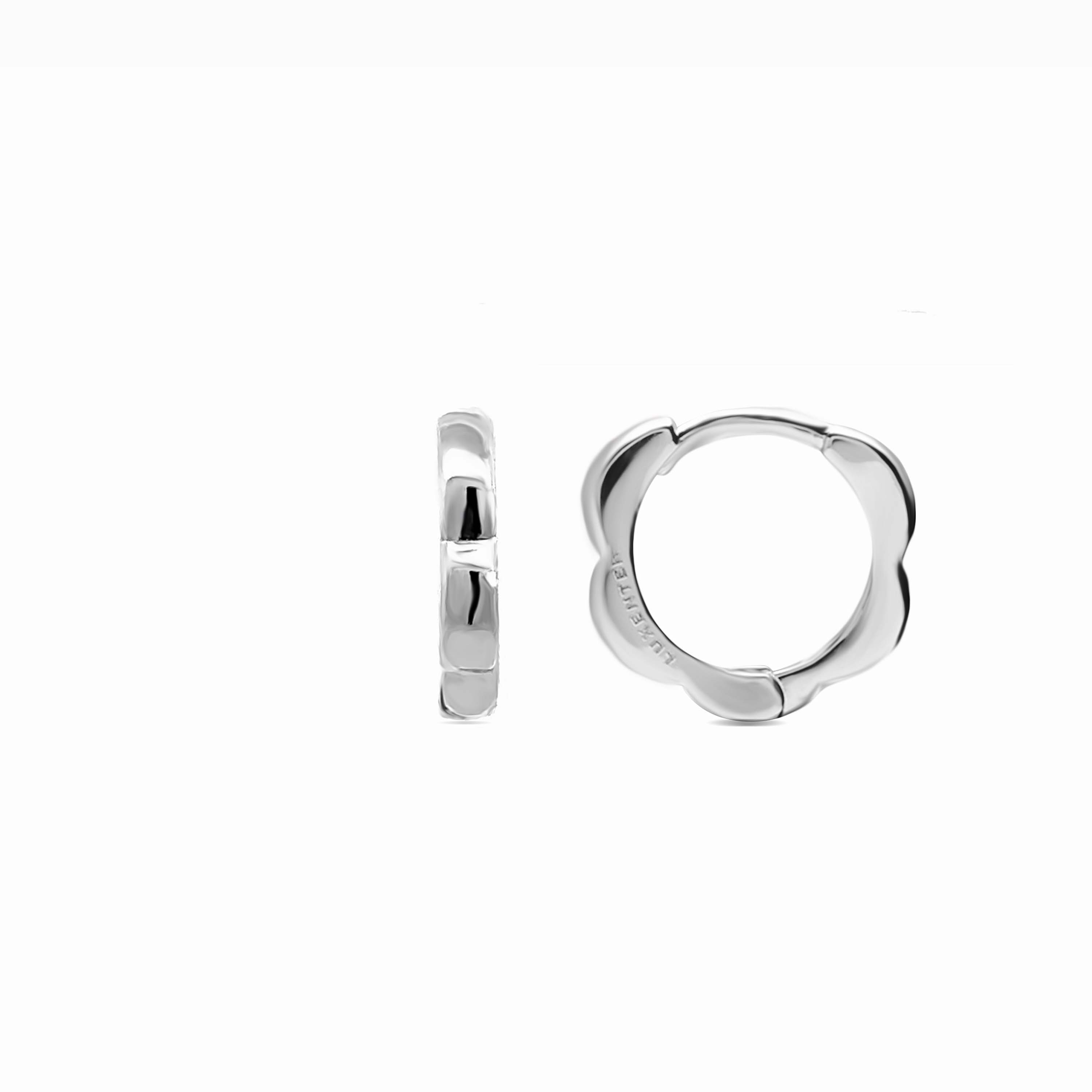 Thumbnail - Luxenter Diwon-Ohrringe, rhodiniert