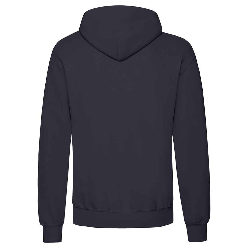 Fruit Of The Loom Unisex Classic Hoodie för vuxna (Djupt marinblått) herr – bild 2