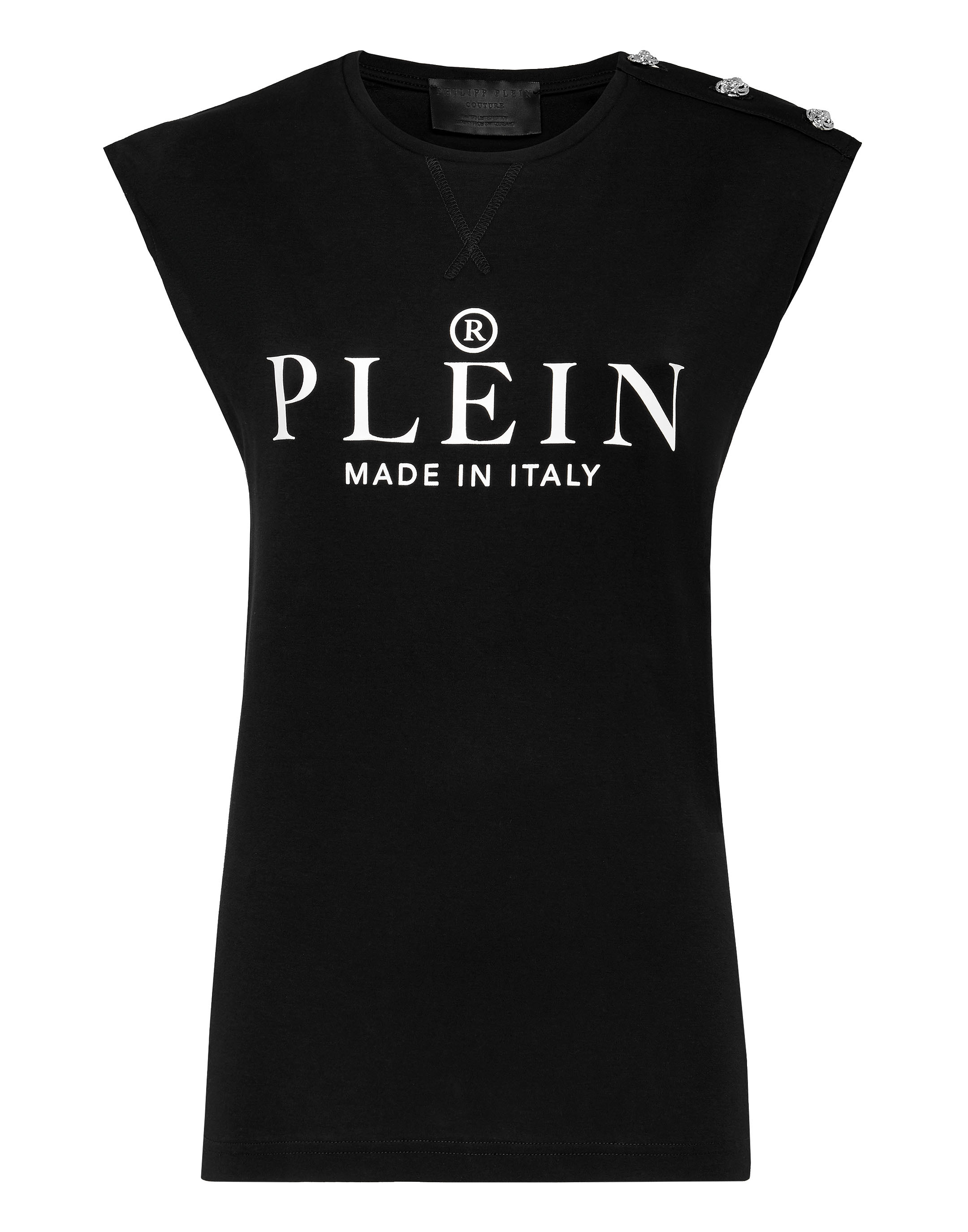 Philipp Plein T-shirt Rund Hals Ikonisk Plein dam – bild 3