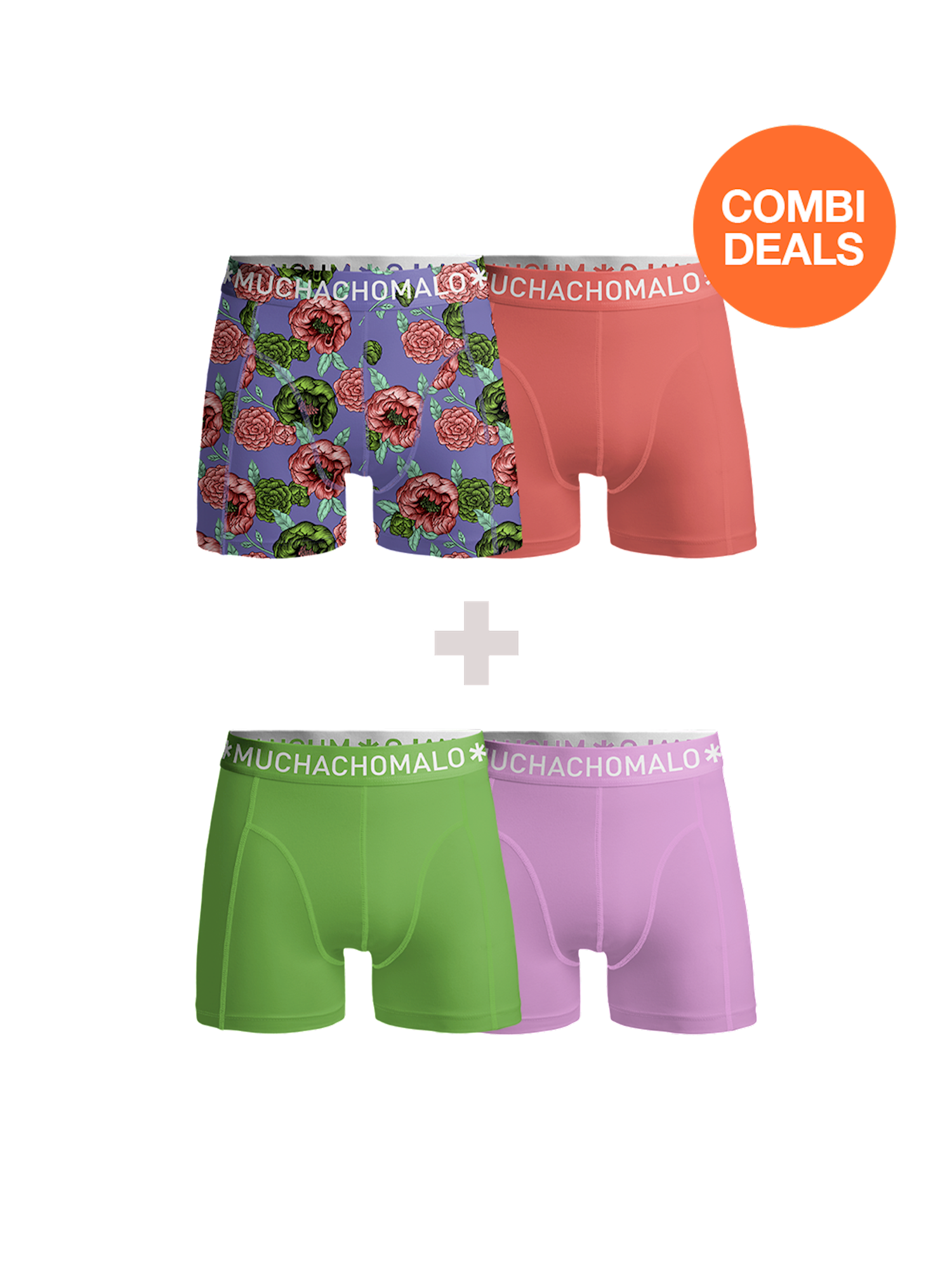 Muchachomalo Boxershorts för män - 2-pack Combideal - Kalsonger för män