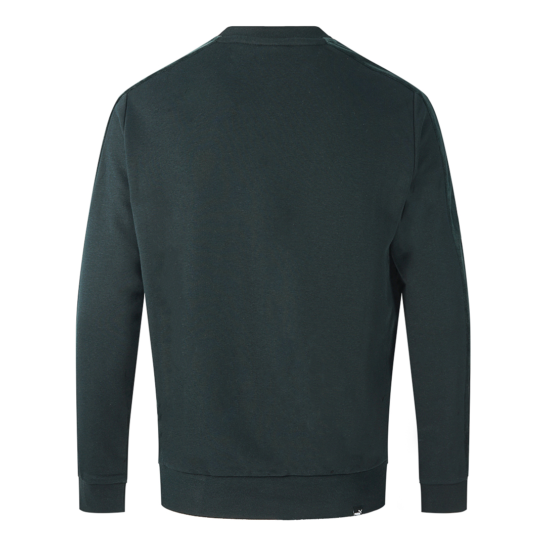 Puma Velvet Taped Logo Svart Sweatshirt herr – bild 2