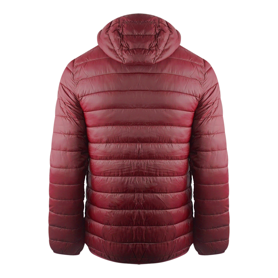 London Logo Bordeaux Röd Active Hoodie Jacka 2