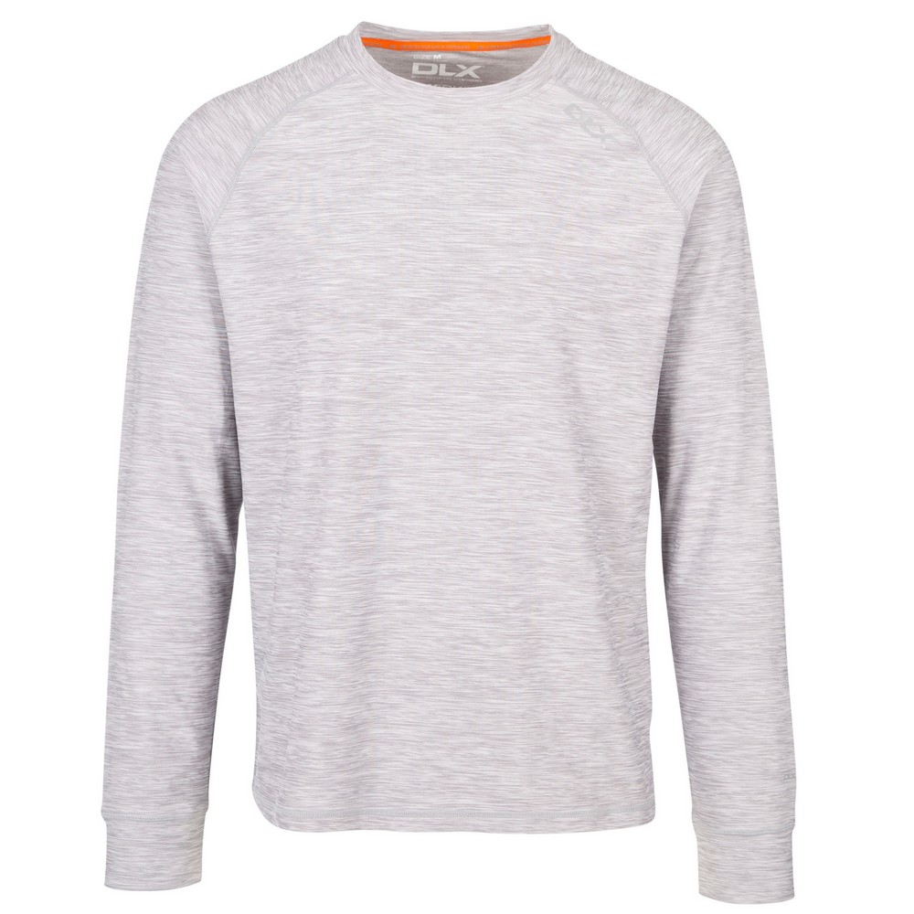 Herr Callum DLX långärmad T-shirt (Platinum Marl)