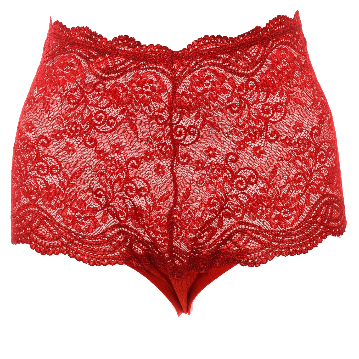 Thumbnail - String Tanga mit hoher Taille Spitze 21686 Frau