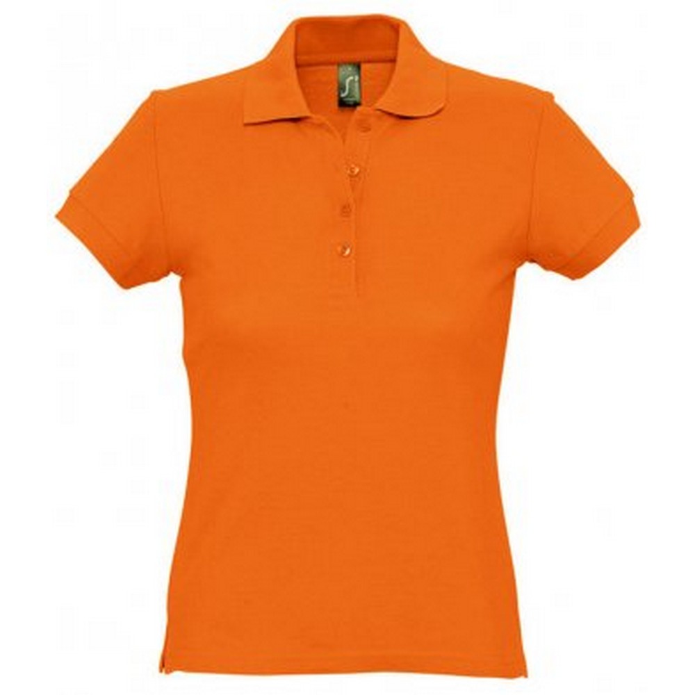 Thumbnail - SOLS Passion - Polo-Shirt aus 100% Baumwolle mit kurzen Ärmeln - Damen (Orange)