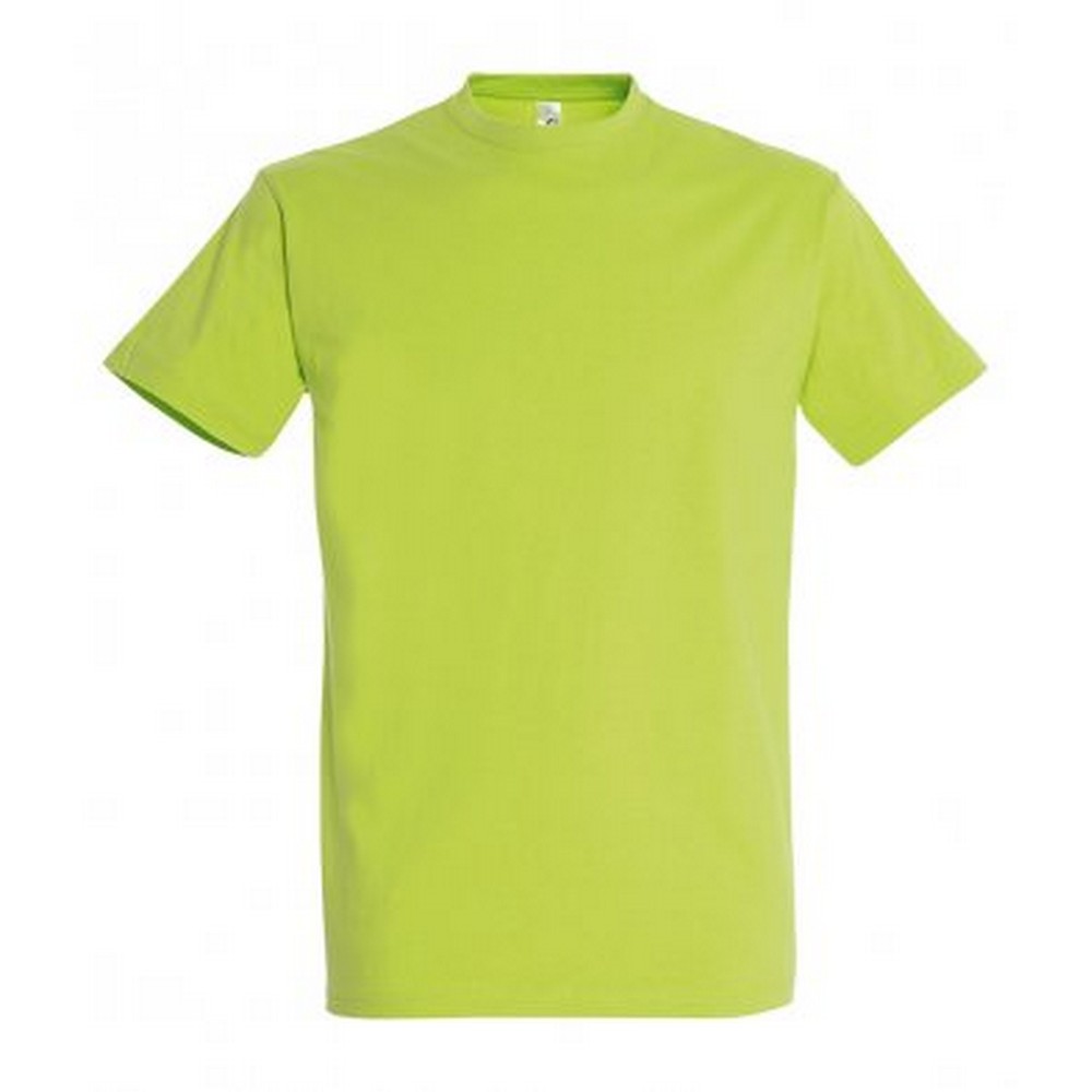 Thumbnail - SOLS Mens Imperial Heavyweight Short Sleeve T-Shirt (Apfelgrün)