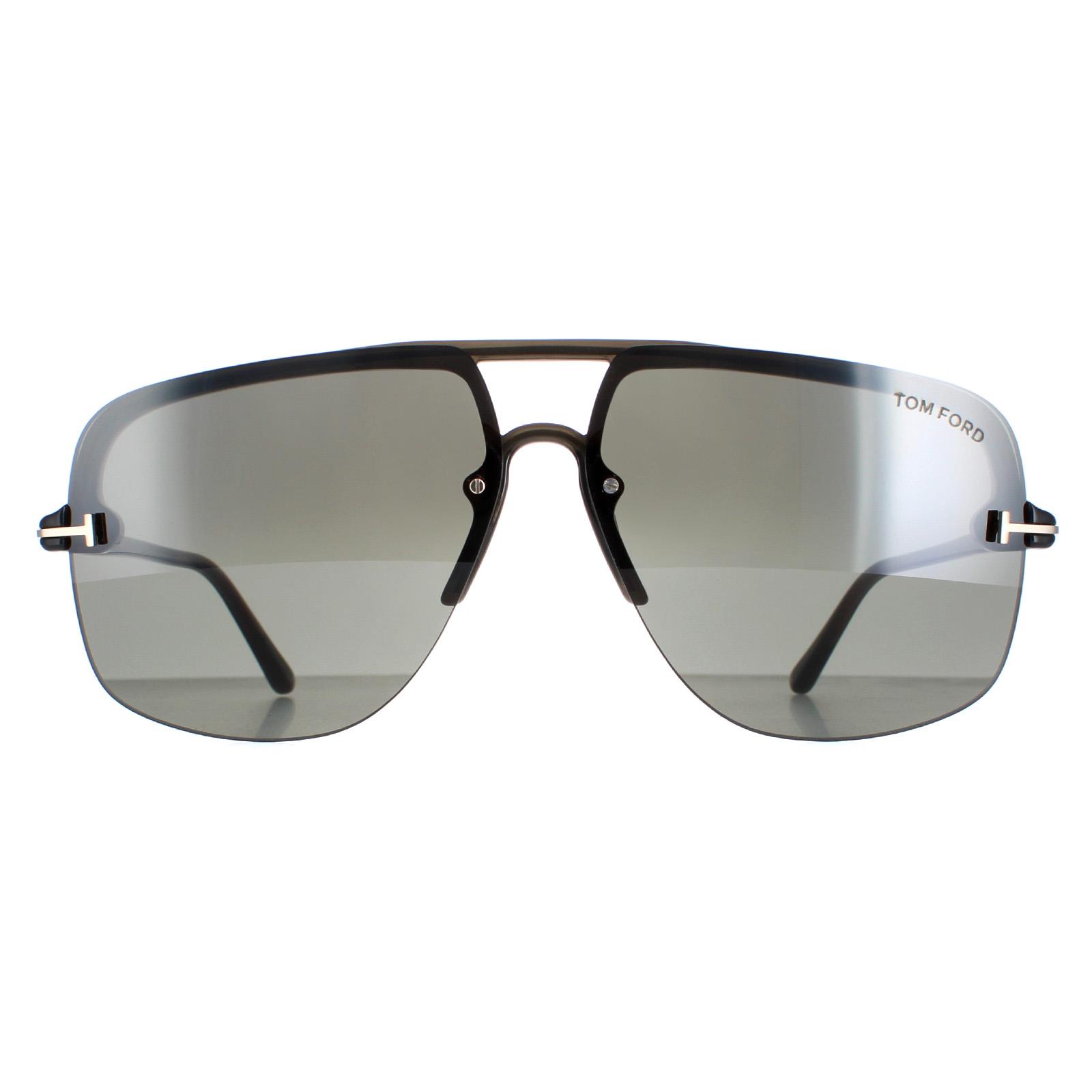 Thumbnail - Tom Ford Aviator Herren Mastix Rauch Gradient Hugo 02 FT1003