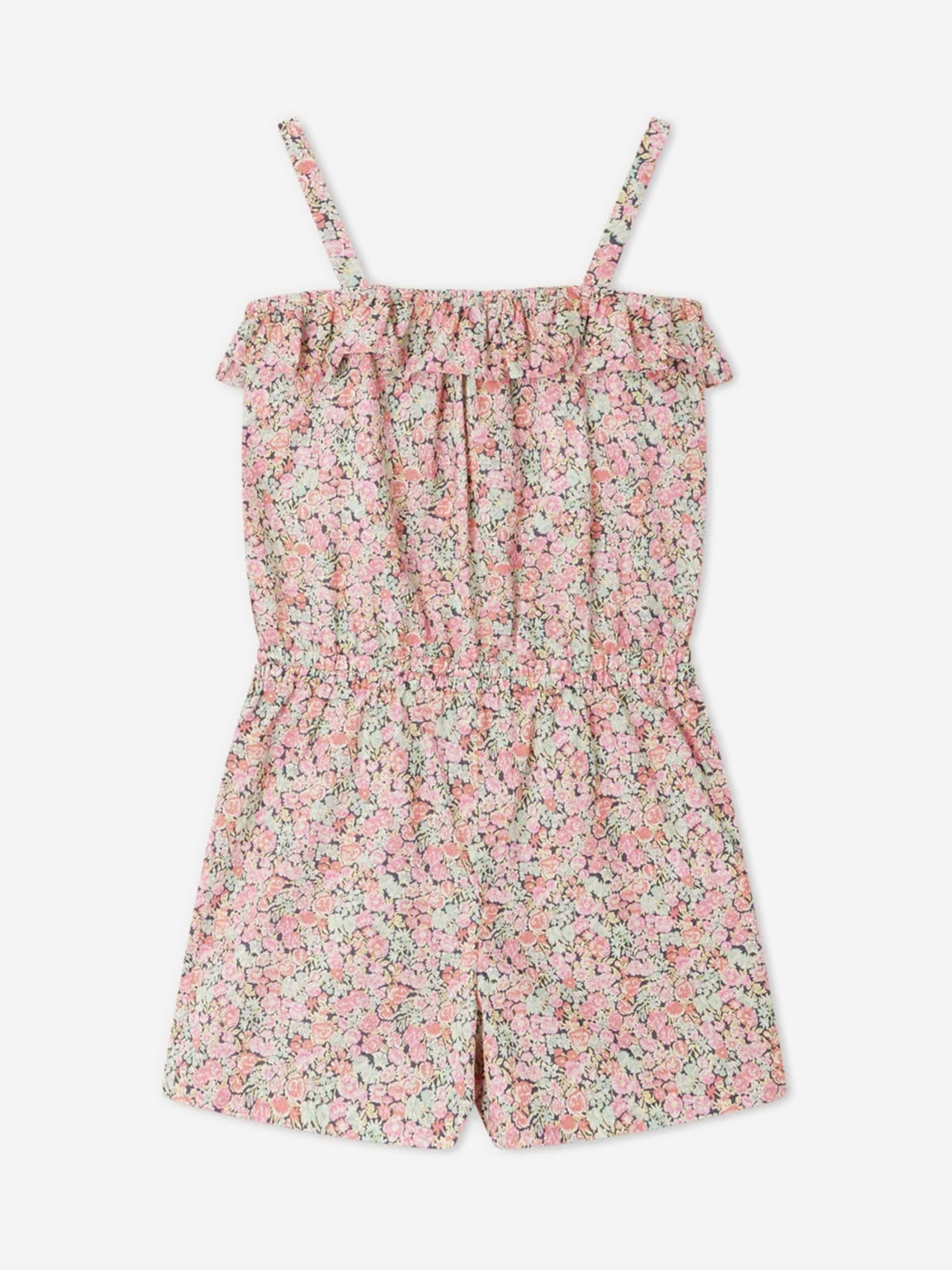 Bonpoint Girls Agrume Floral Playsuit in Multicolour – Size 4Y