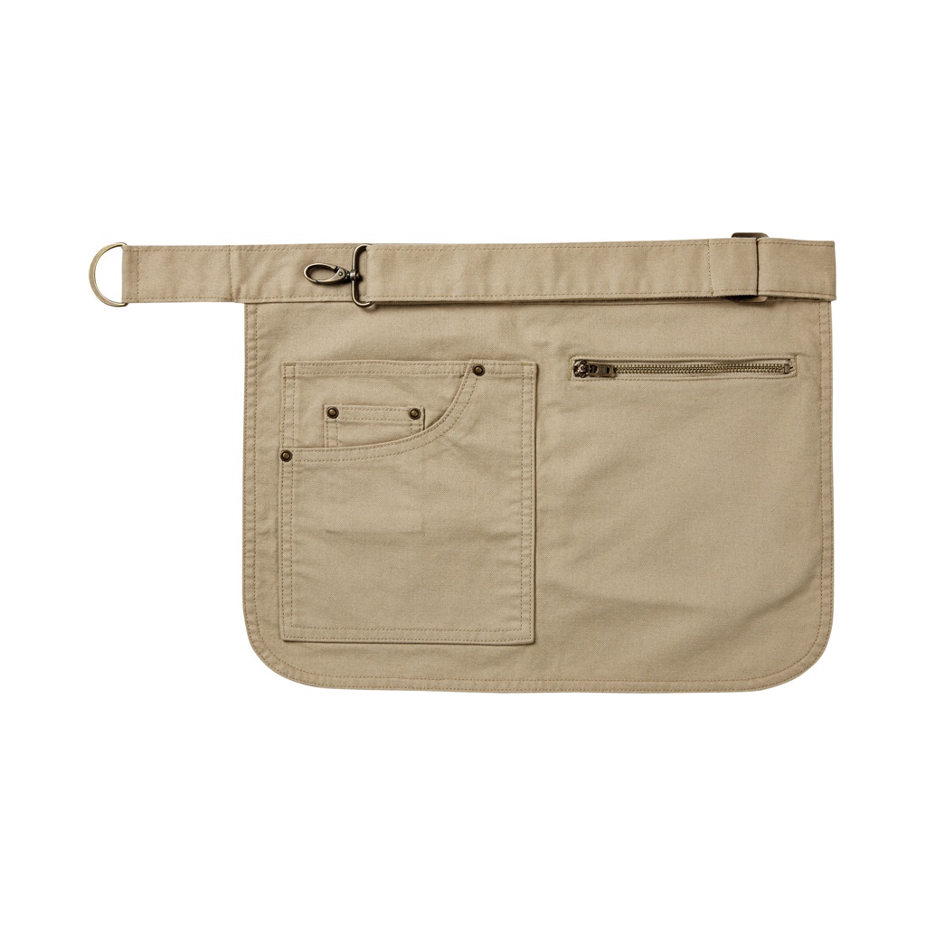 Thumbnail - Premier Adults Unisex Metro Utility Hüftschürze (Khaki)