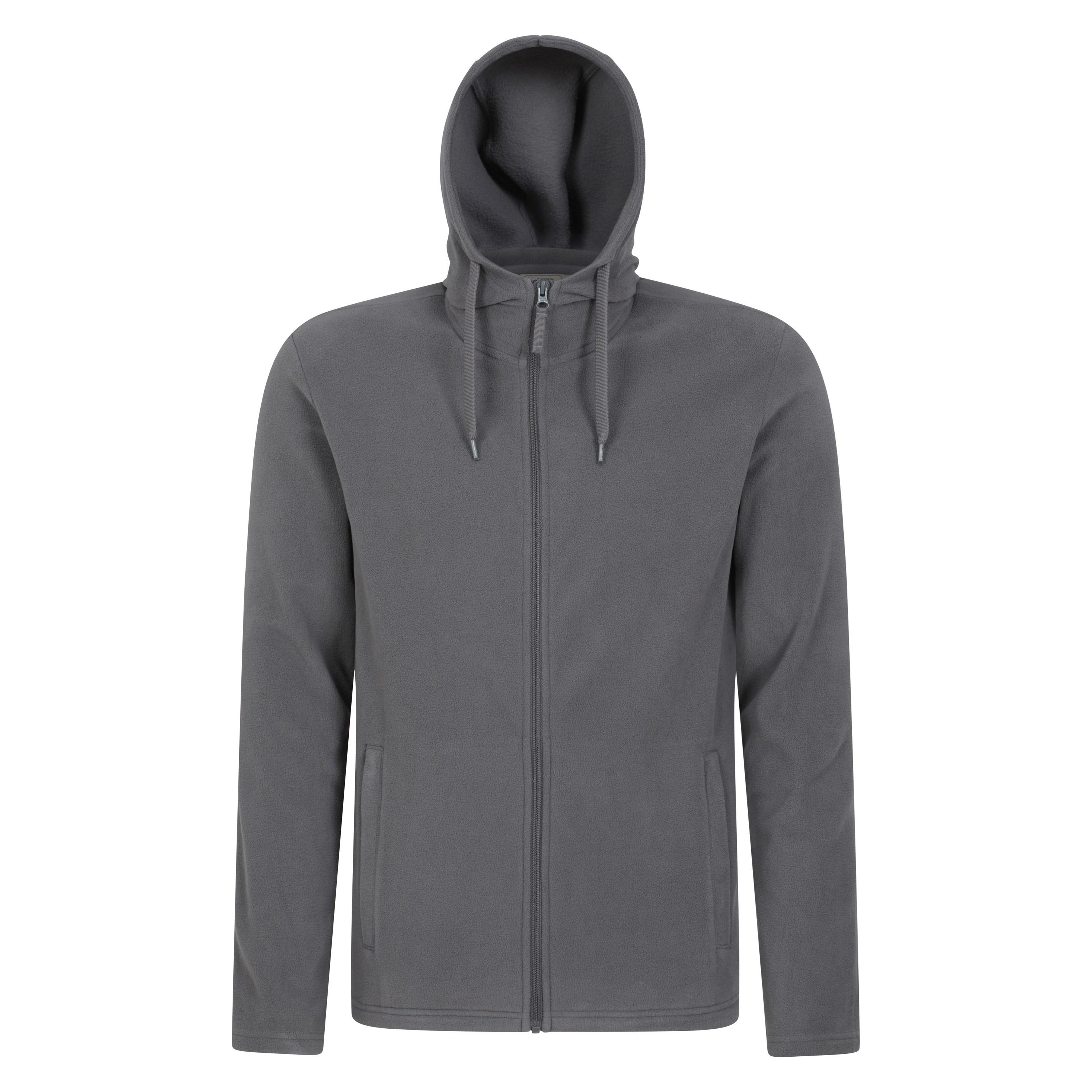 Thumbnail - Mountain Warehouse - "Camber" Hoodie mit durchgehendem Reißverschluss für Herren (Dunkelgrau)